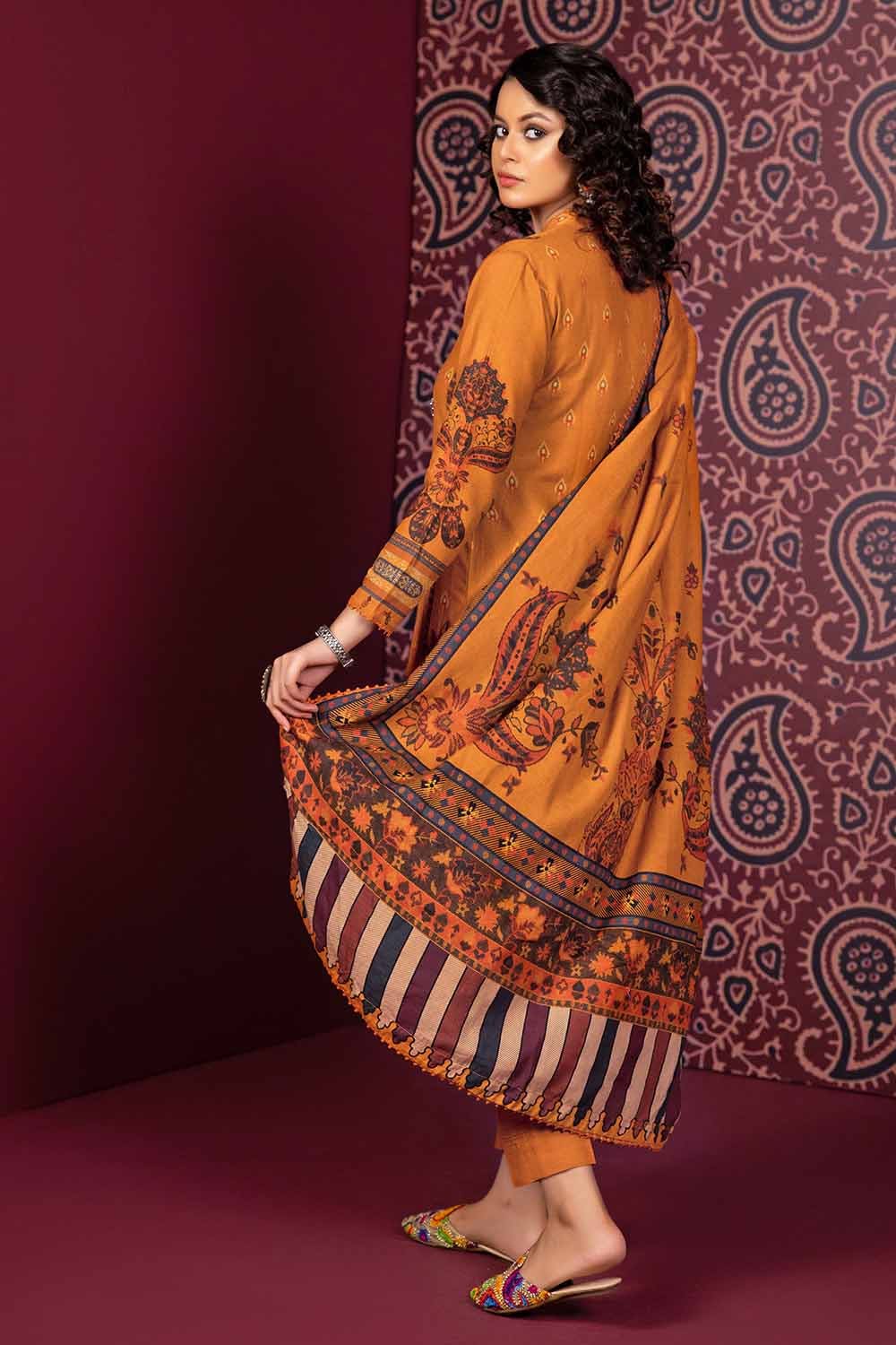 Gul Ahmed | Winter Collection 24 | Suit K-32006 by Gul Ahmed - Designer Dress - Type: Ladies Clothes - Available at Libayah - 100% Original