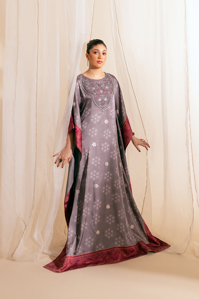 Fozia Khalid | Kaftaan | Moonlit Kaftaan by Fozia Khalid - Designer Dress - Type: Ladies Clothes - Available at Libayah - 100% Original