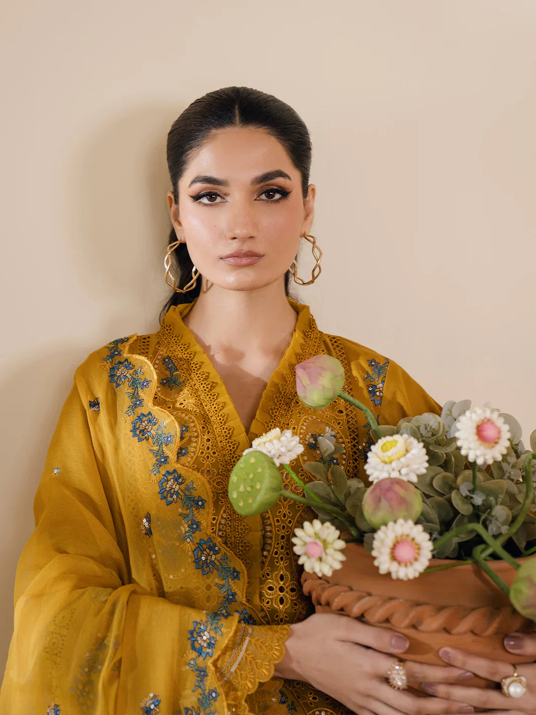 Bin Ilyas | Naqsh Luxury Lawn | Azlin by Bin Ilyas - Designer Dress - Type: Ladies Clothes - Available at Libayah - 100% Original