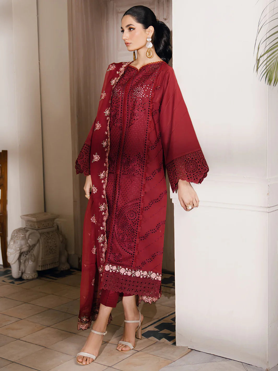Bin Ilyas | Naqsh Luxury Lawn | Dilara by Bin Ilyas - Designer Dress - Type: Ladies Clothes - Available at Libayah - 100% Original