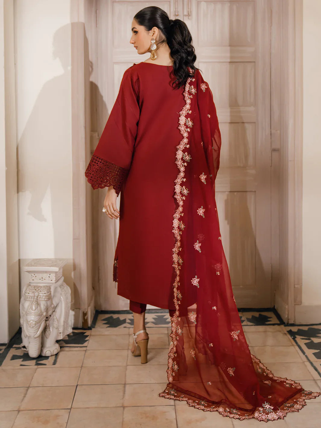 Bin Ilyas | Naqsh Luxury Lawn | Dilara by Bin Ilyas - Designer Dress - Type: Ladies Clothes - Available at Libayah - 100% Original