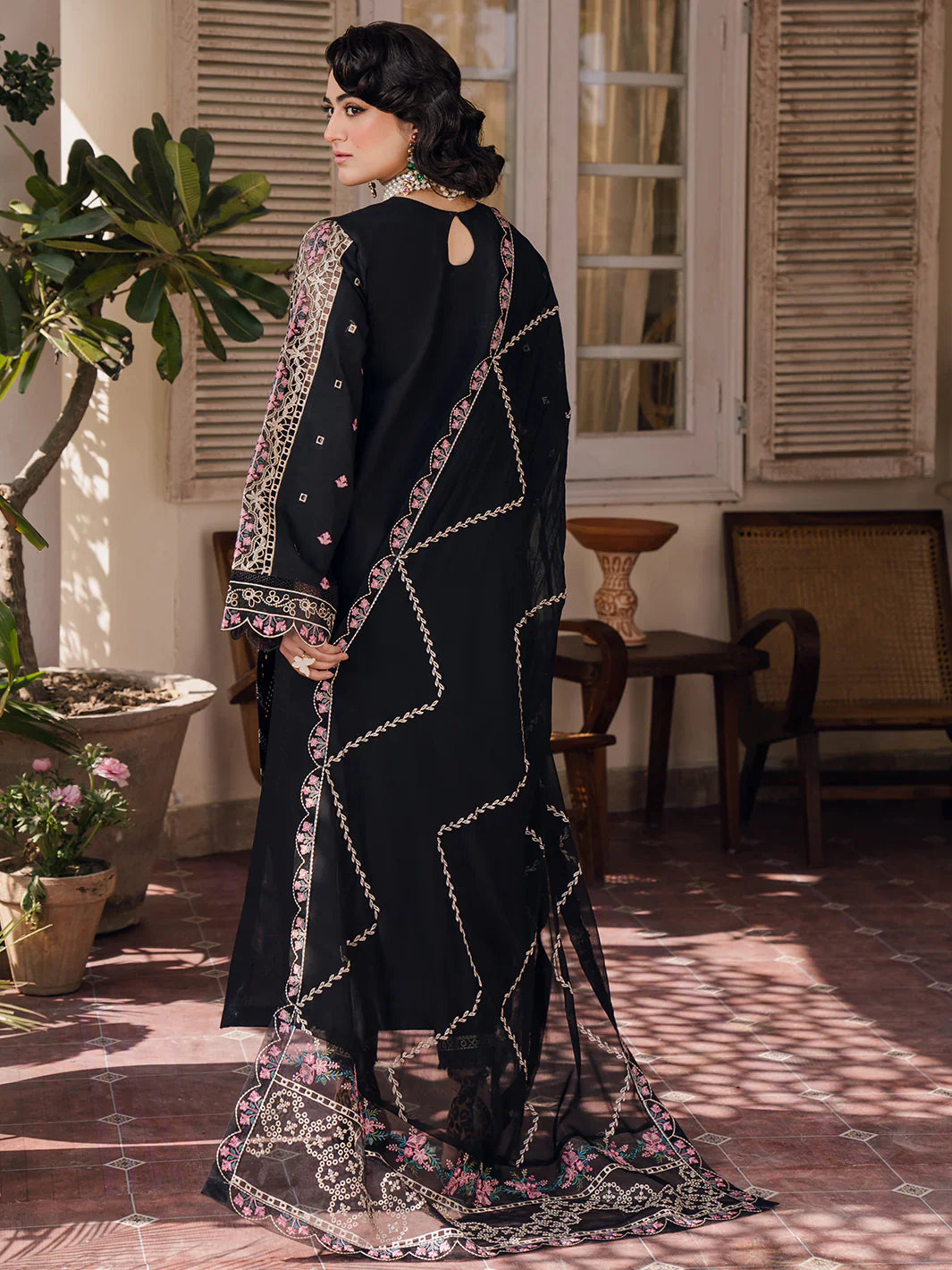 Bin Ilyas | Naqsh Luxury Lawn | Esra by Bin Ilyas - Designer Dress - Type: Ladies Clothes - Available at Libayah - 100% Original