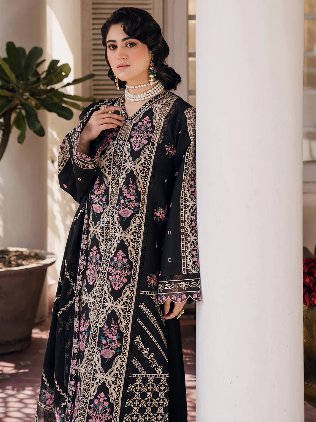 Bin Ilyas | Naqsh Luxury Lawn | Esra by Bin Ilyas - Designer Dress - Type: Ladies Clothes - Available at Libayah - 100% Original