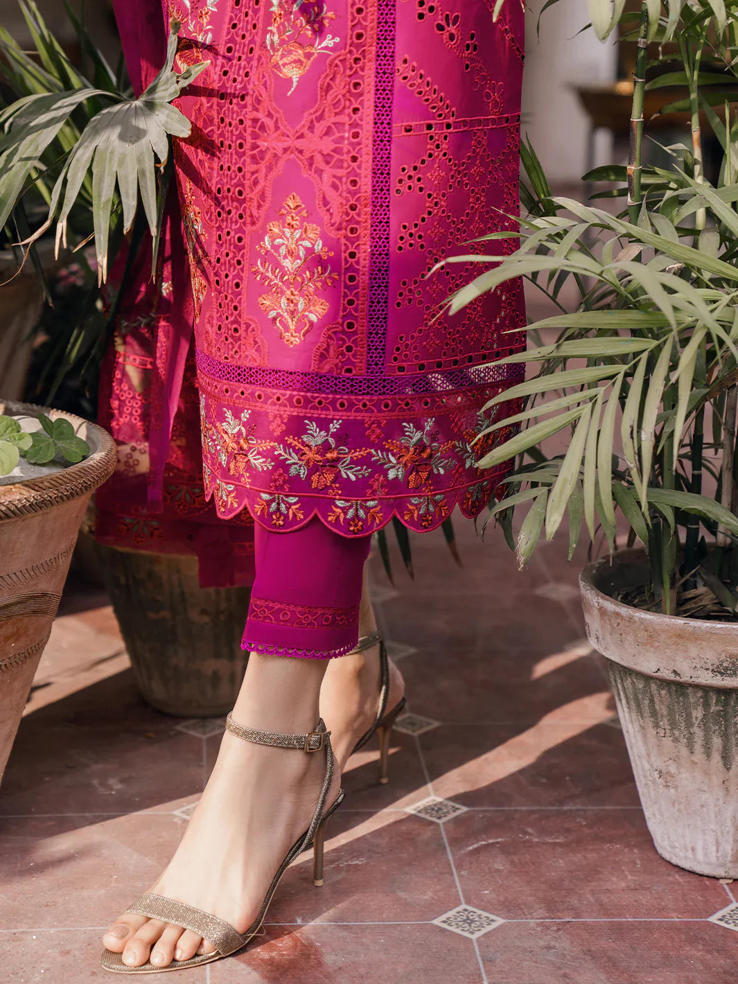 Bin Ilyas | Naqsh Luxury Lawn | Kiraz by Bin Ilyas - Designer Dress - Type: Ladies Clothes - Available at Libayah - 100% Original