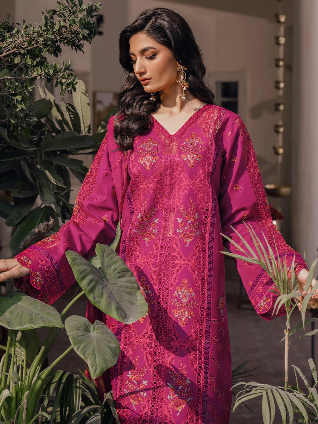 Bin Ilyas | Naqsh Luxury Lawn | Kiraz by Bin Ilyas - Designer Dress - Type: Ladies Clothes - Available at Libayah - 100% Original