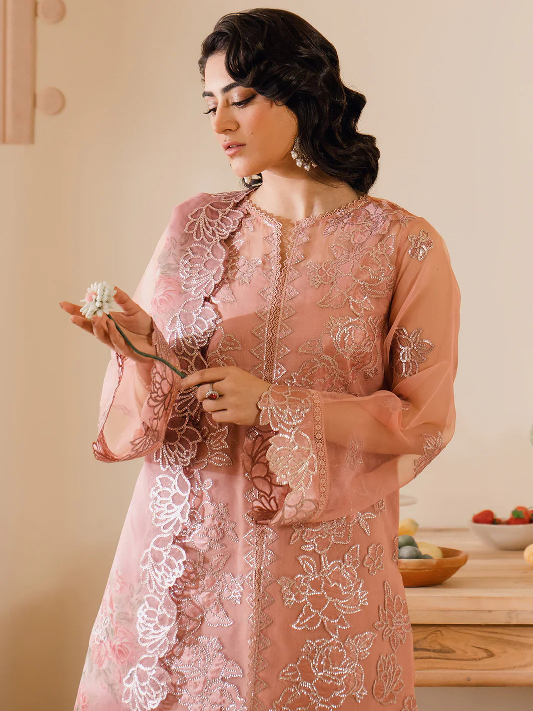 Bin Ilyas | Naqsh Luxury Lawn | Alora by Bin Ilyas - Designer Dress - Type: Ladies Clothes - Available at Libayah - 100% Original