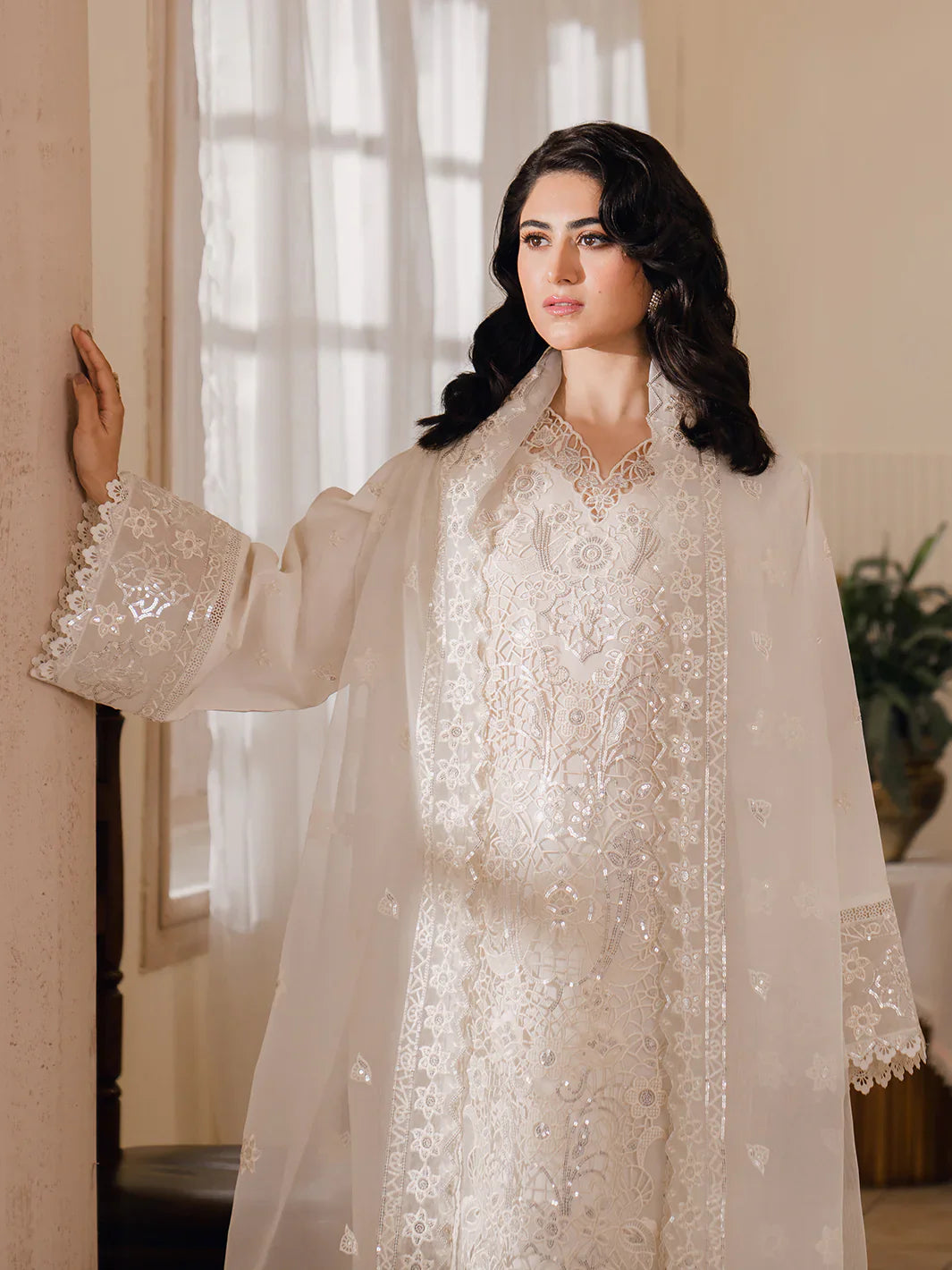 Bin Ilyas | Naqsh Luxury Lawn | Laira by Bin Ilyas - Designer Dress - Type: Ladies Clothes - Available at Libayah - 100% Original