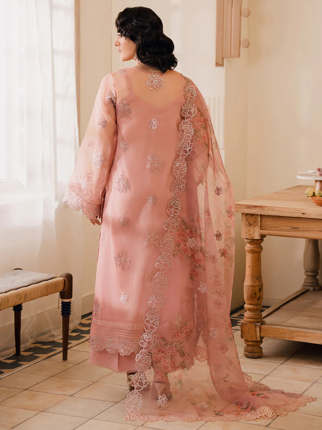 Bin Ilyas | Naqsh Luxury Lawn | Alora by Bin Ilyas - Designer Dress - Type: Ladies Clothes - Available at Libayah - 100% Original