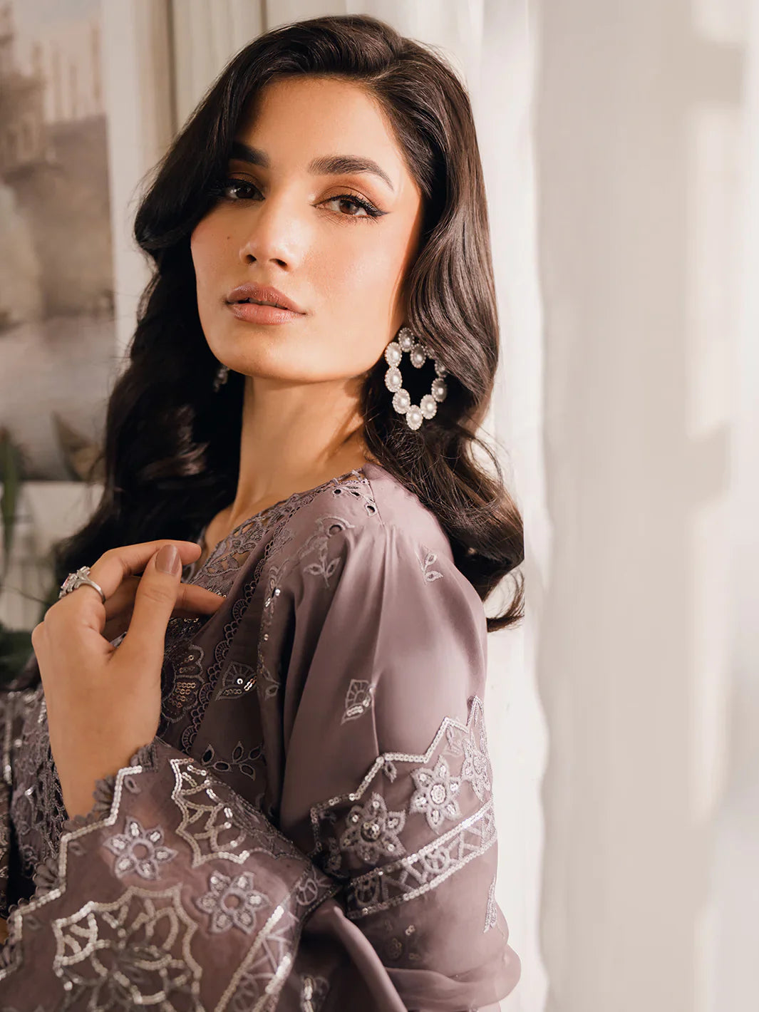 Bin Ilyas | Naqsh Luxury Lawn | Sevgi by Bin Ilyas - Designer Dress - Type: Ladies Clothes - Available at Libayah - 100% Original