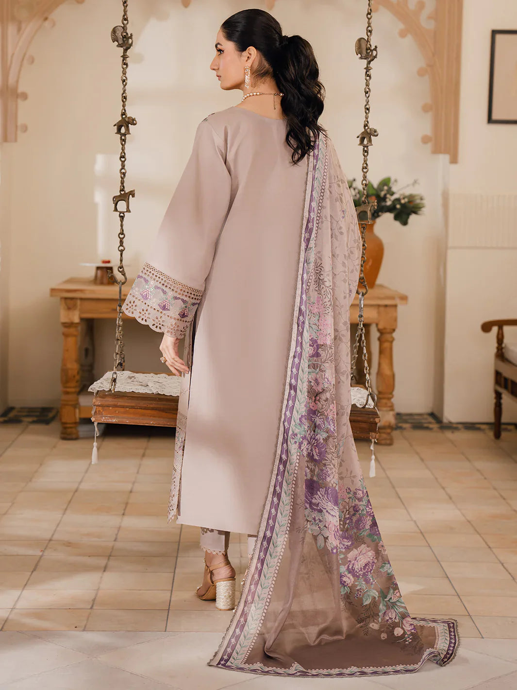 Bin Ilyas | Naqsh Luxury Lawn | Sorin by Bin Ilyas - Designer Dress - Type: Ladies Clothes - Available at Libayah - 100% Original