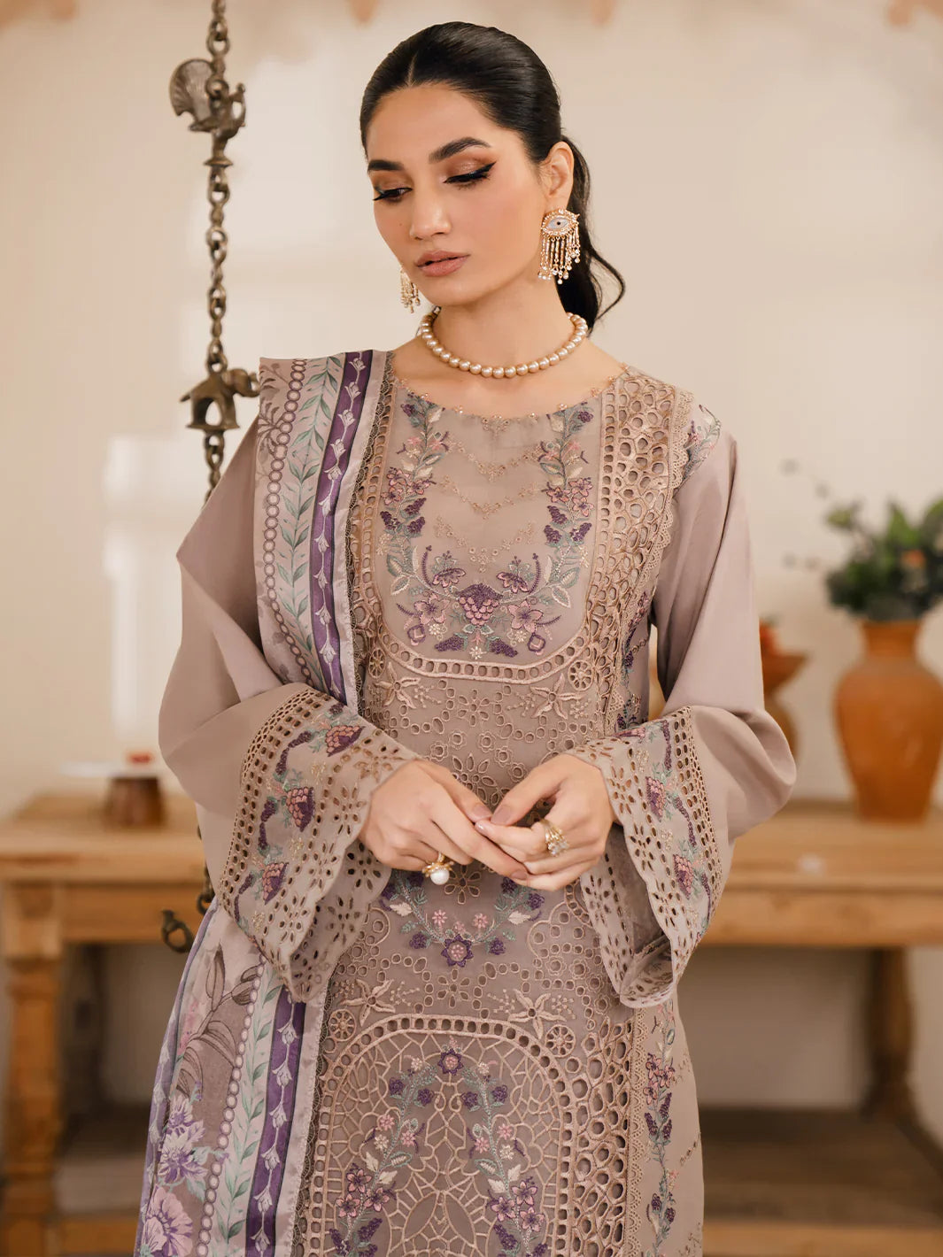 Bin Ilyas | Naqsh Luxury Lawn | Sorin by Bin Ilyas - Designer Dress - Type: Ladies Clothes - Available at Libayah - 100% Original