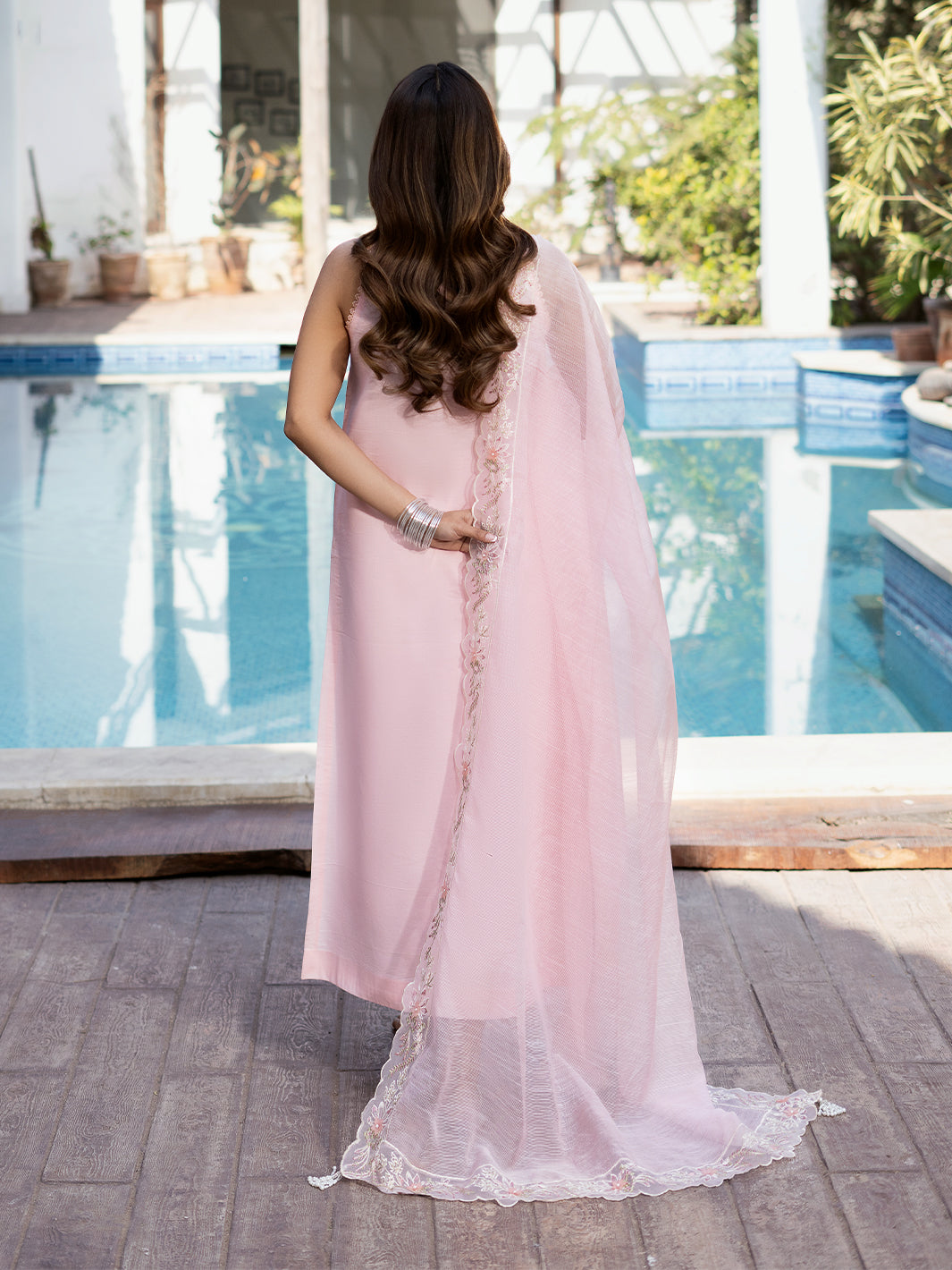 Izel | Mahveen Festive Lawn 25 | SAFA by Izel - Designer Dress - Type: Ladies Clothes - Available at Libayah - 100% Original