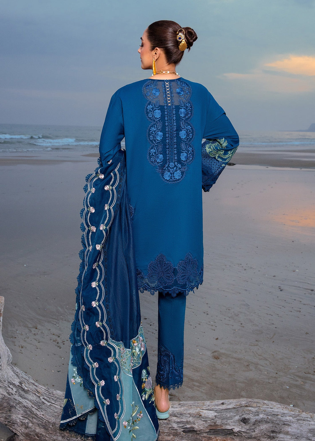 Crimson | Lawn 24 | Ulysses - Midnight by Crimson - Designer Dress - Type: Ladies Clothes - Available at Libayah - 100% Original