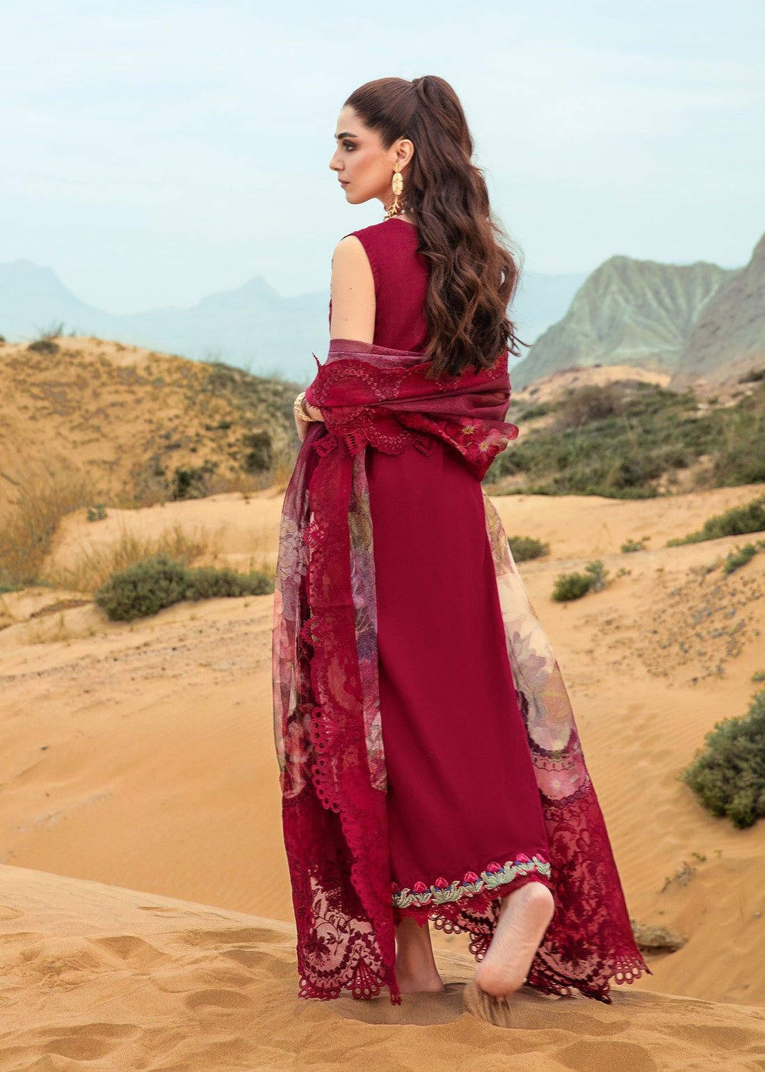 Crimson | Lawn 24 | Lillie de Jong - Cherry by Crimson - Designer Dress - Type: Ladies Clothes - Available at Libayah - 100% Original