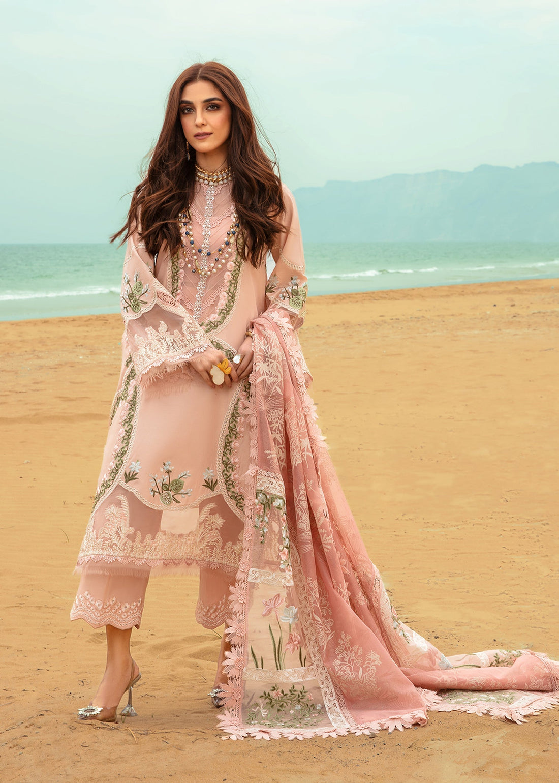 Crimson | Lawn 24 | Winds of Eden - Rose by Crimson - Designer Dress - Type: Ladies Clothes - Available at Libayah - 100% Original
