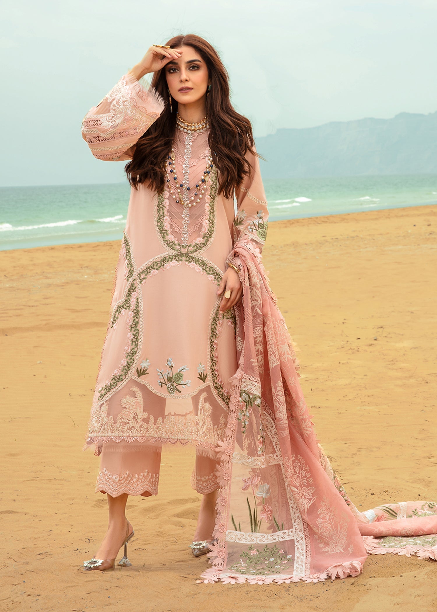 Crimson | Lawn 24 | Winds of Eden - Rose by Crimson - Designer Dress - Type: Ladies Clothes - Available at Libayah - 100% Original