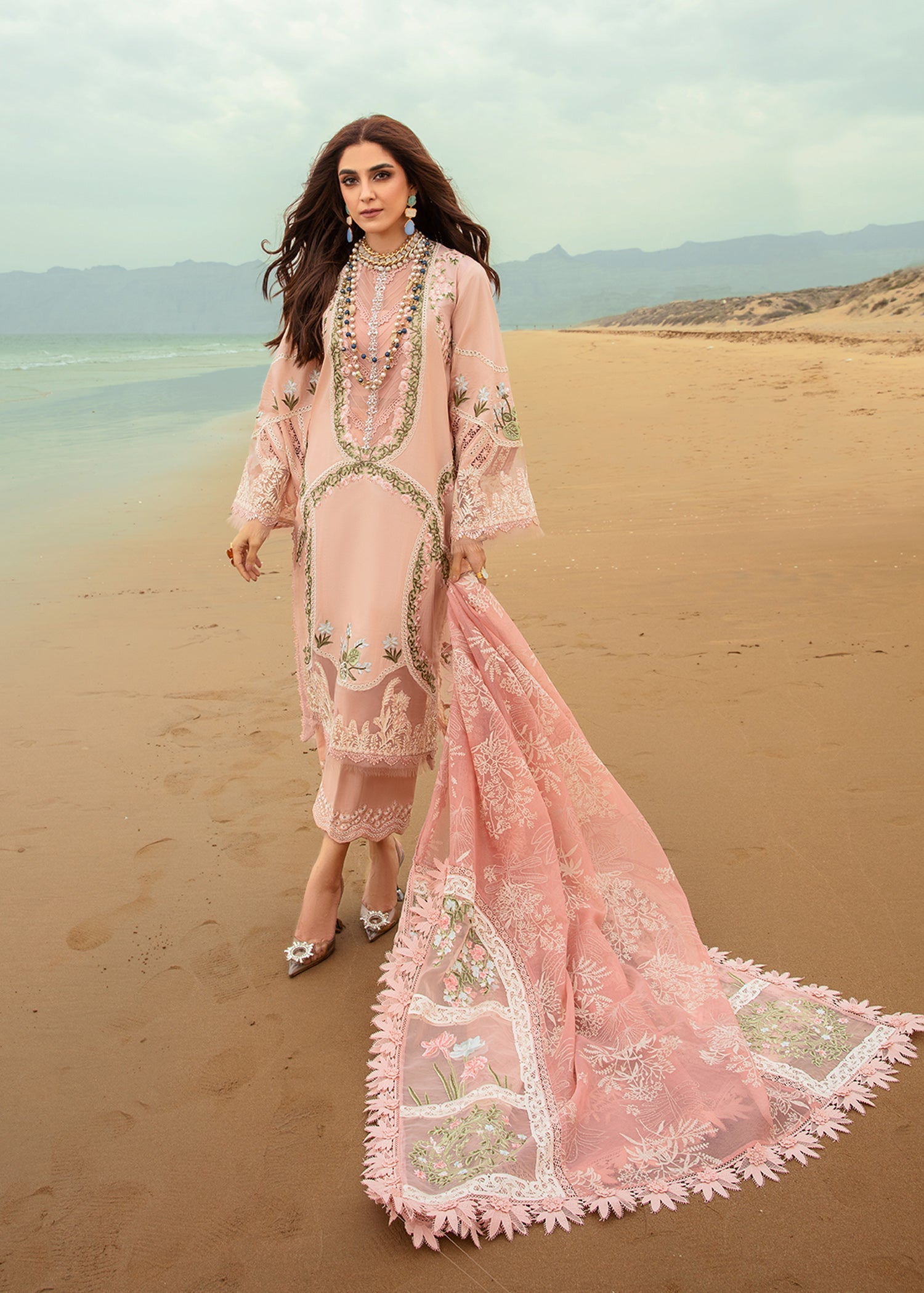 Crimson | Lawn 24 | Winds of Eden - Rose by Crimson - Designer Dress - Type: Ladies Clothes - Available at Libayah - 100% Original