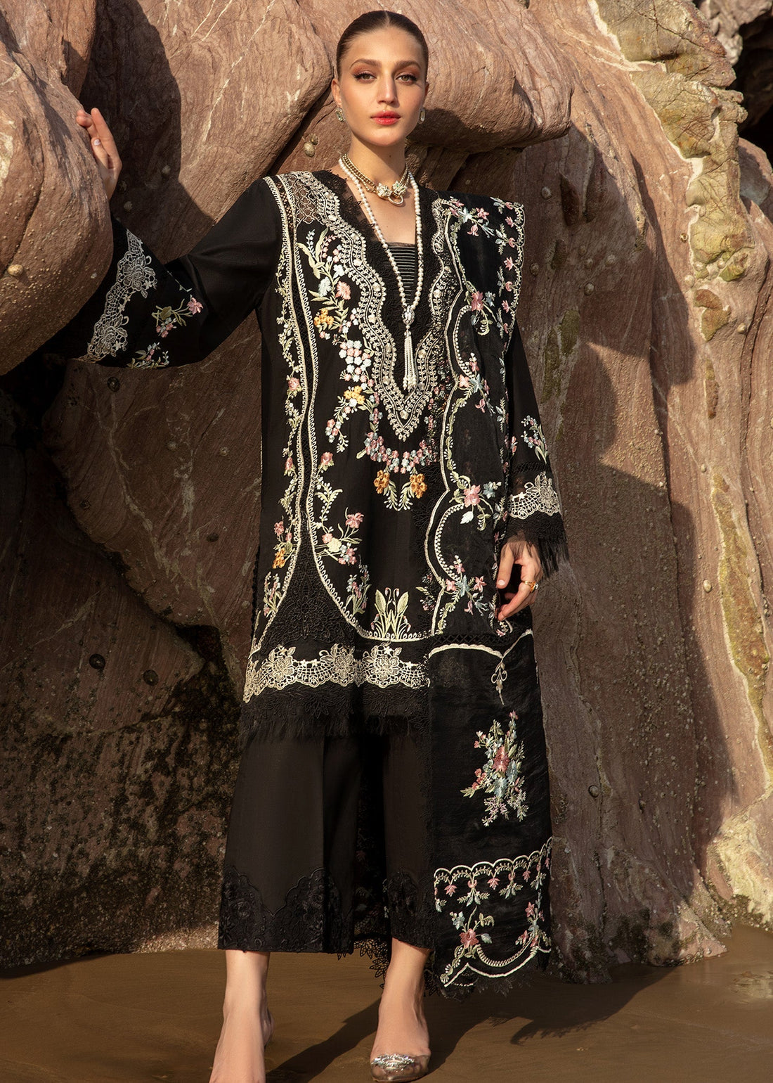 Crimson | Lawn 24 | Lolita - Onyx by Crimson - Designer Dress - Type: Ladies Clothes - Available at Libayah - 100% Original