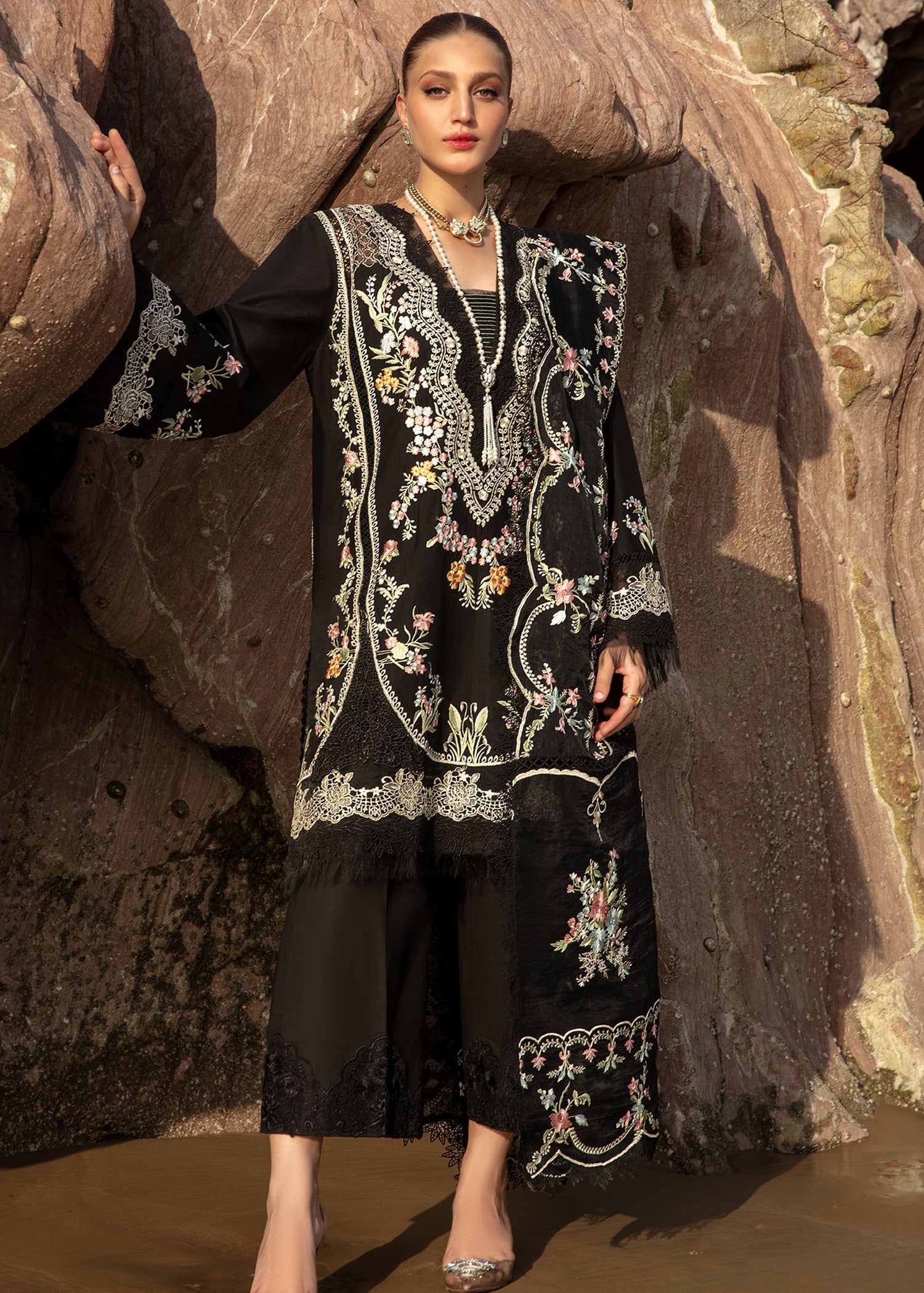 Crimson | Lawn 24 | Lolita - Onyx by Crimson - Designer Dress - Type: Ladies Clothes - Available at Libayah - 100% Original