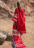 Crimson | Lawn 24 | Stars of Fire - Flame red by Crimson - Designer Dress - Type: Ladies Clothes - Available at Libayah - 100% Original