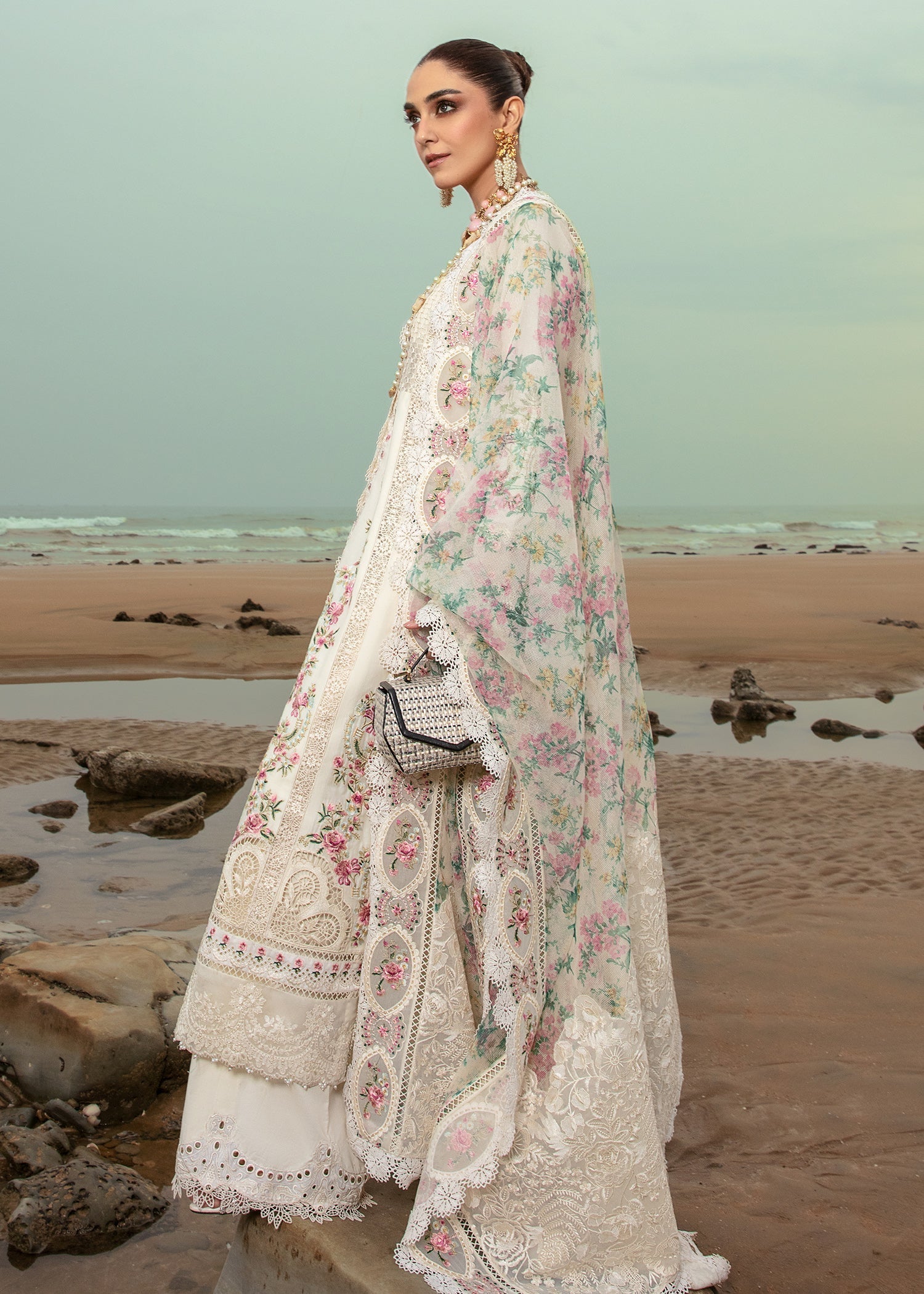 Crimson | Lawn 24 | Dove's Song - Cloud by Crimson - Designer Dress - Type: Ladies Clothes - Available at Libayah - 100% Original