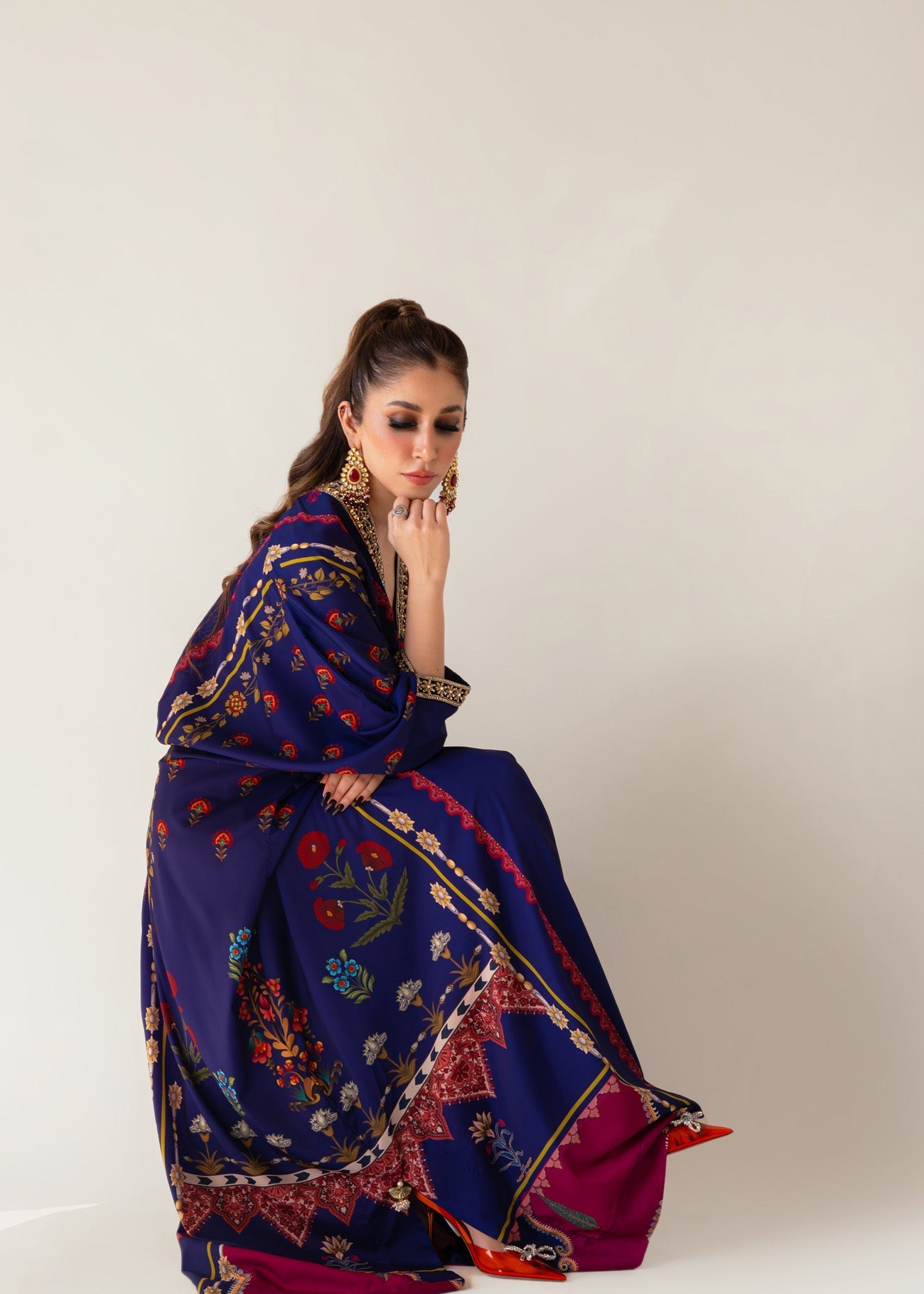 Sammy K | Bahar Formals | BASANTI GULAAB by Sammy K - Designer Dress - Type: Ladies Clothes - Available at Libayah - 100% Original