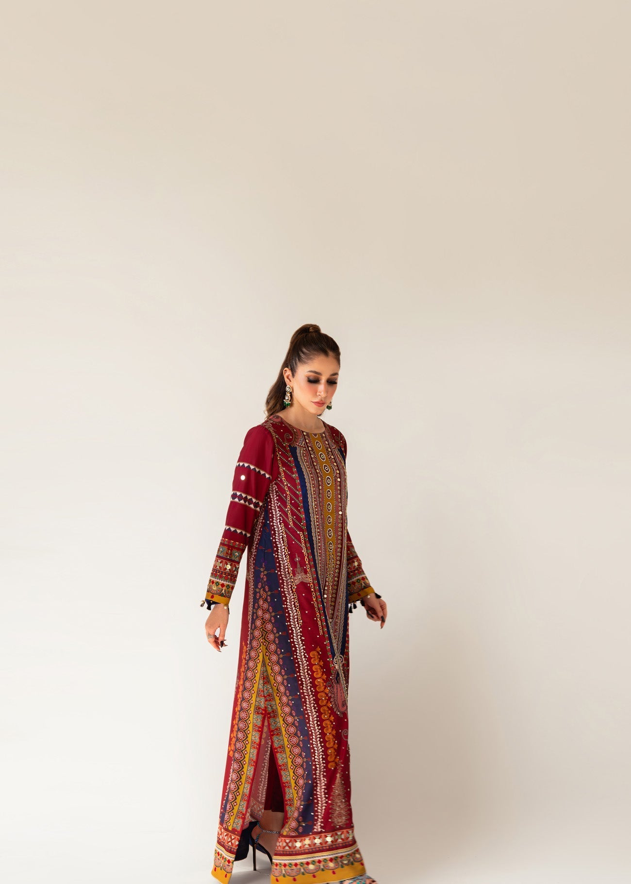 Sammy K | Bahar Formals | RANGEEN by Sammy K - Designer Dress - Type: Ladies Clothes - Available at Libayah - 100% Original