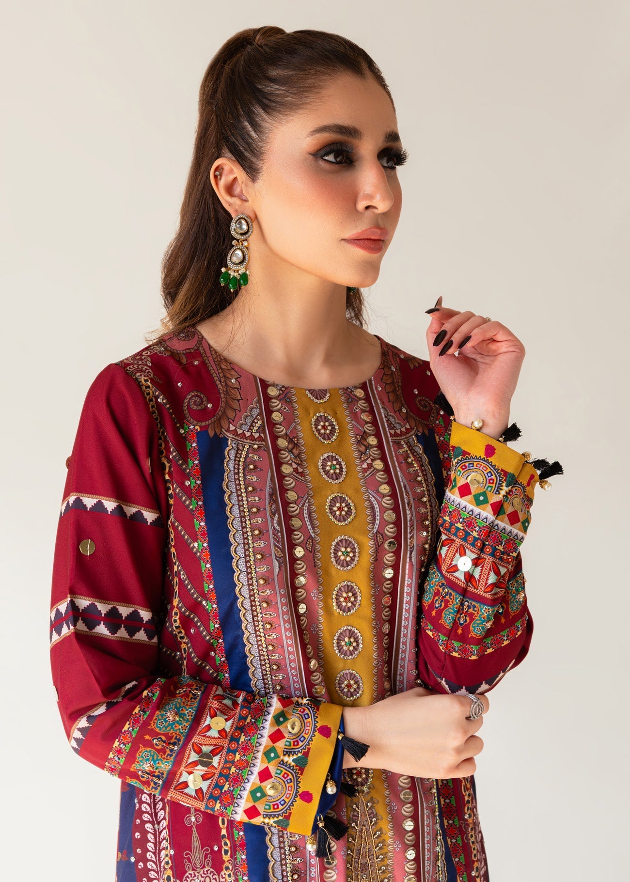 Sammy K | Bahar Formals | RANGEEN by Sammy K - Designer Dress - Type: Ladies Clothes - Available at Libayah - 100% Original