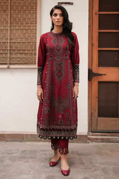 Jazmin | Winter Edition 24 | SLUB KHADDAR UW-0075 by Jazmin - Designer Dress - Type: Luxury - Available at Libayah - 100% Original