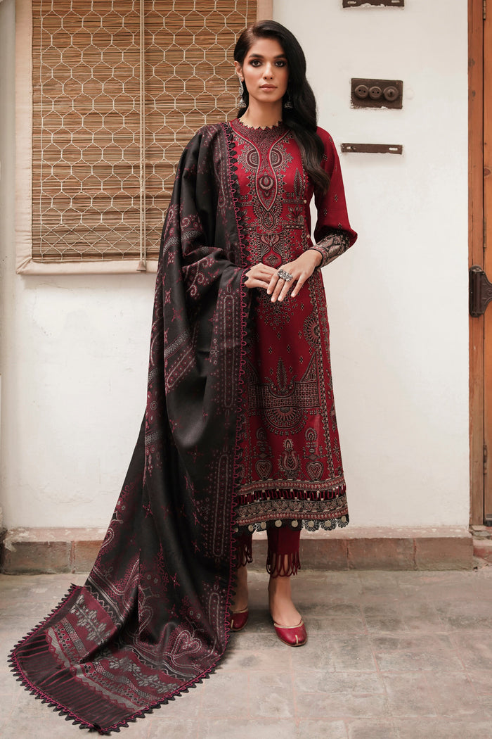 Jazmin | Winter Edition 24 | SLUB KHADDAR UW-0075 by Jazmin - Designer Dress - Type: Luxury - Available at Libayah - 100% Original