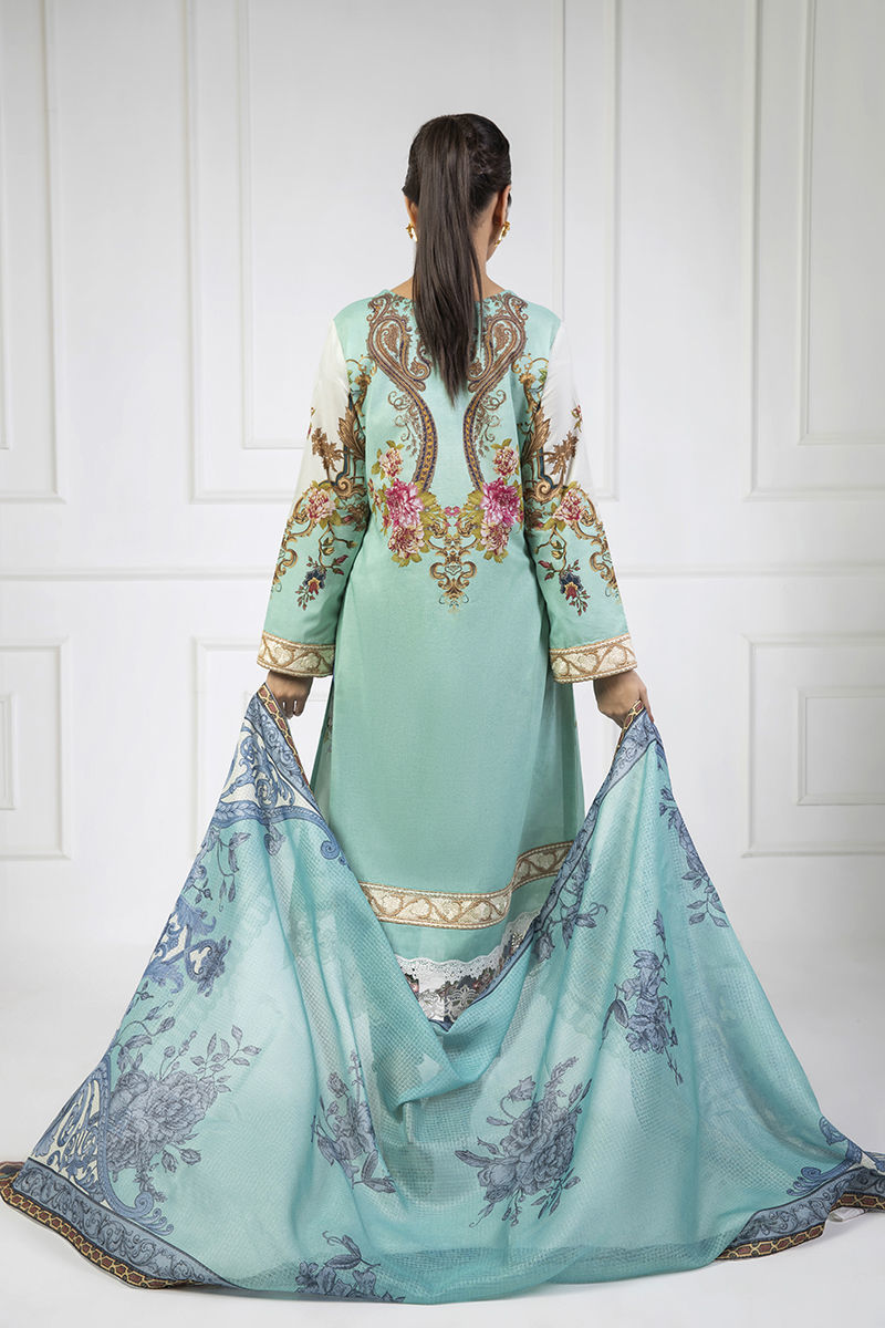 Shamaeel Ansari | Lawn 24 | LV112 by Shamaeel Ansari - Designer Dress - Type: Ladies Clothes - Available at Libayah - 100% Original