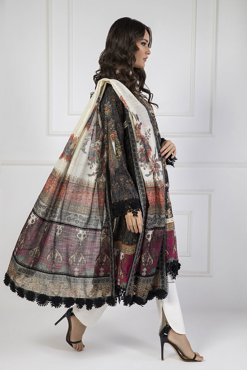 Shamaeel Ansari | Lawn 24 | LV113 by Shamaeel Ansari - Designer Dress - Type: Ladies Clothes - Available at Libayah - 100% Original
