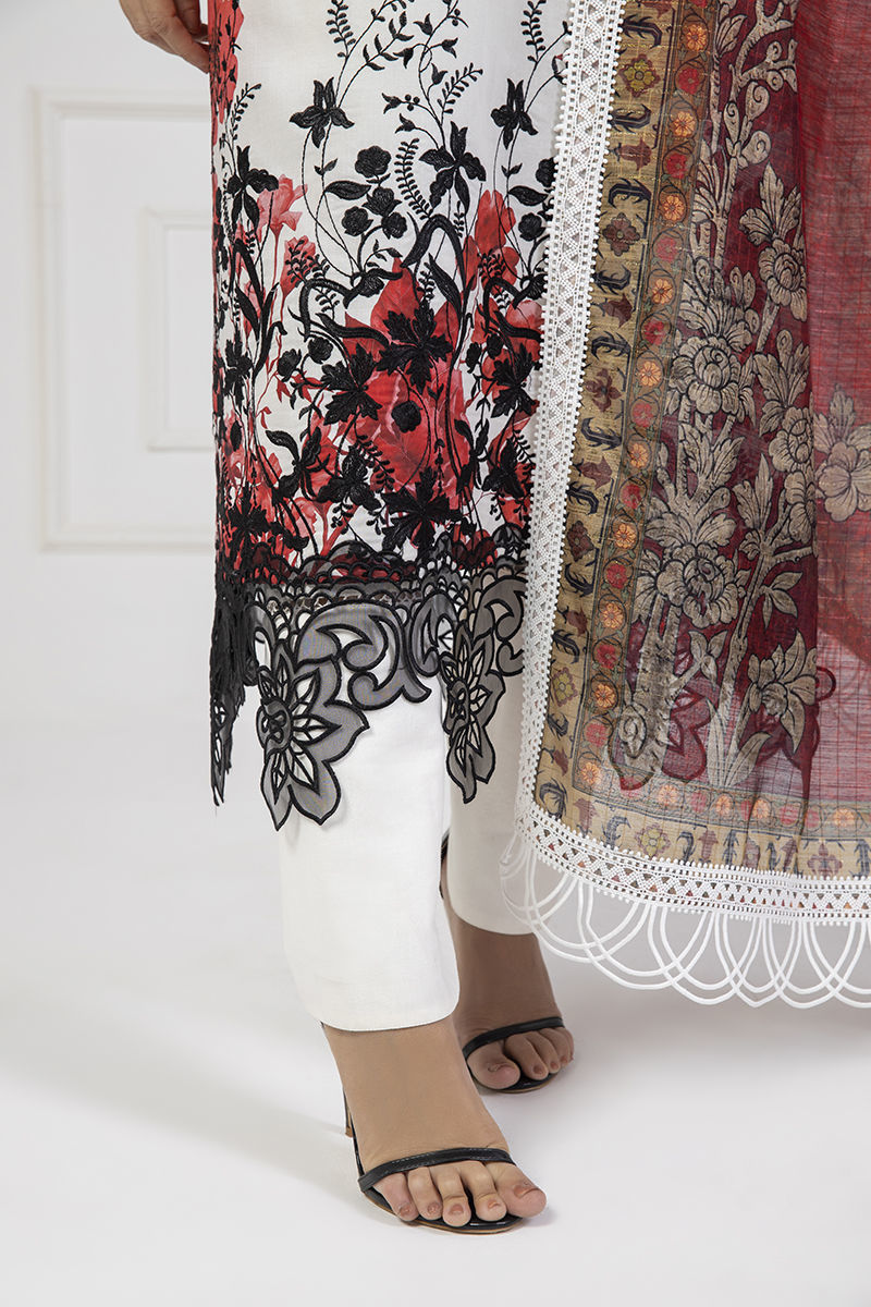 Shamaeel Ansari | Lawn 24 | LV114 by Shamaeel Ansari - Designer Dress - Type: Ladies Clothes - Available at Libayah - 100% Original