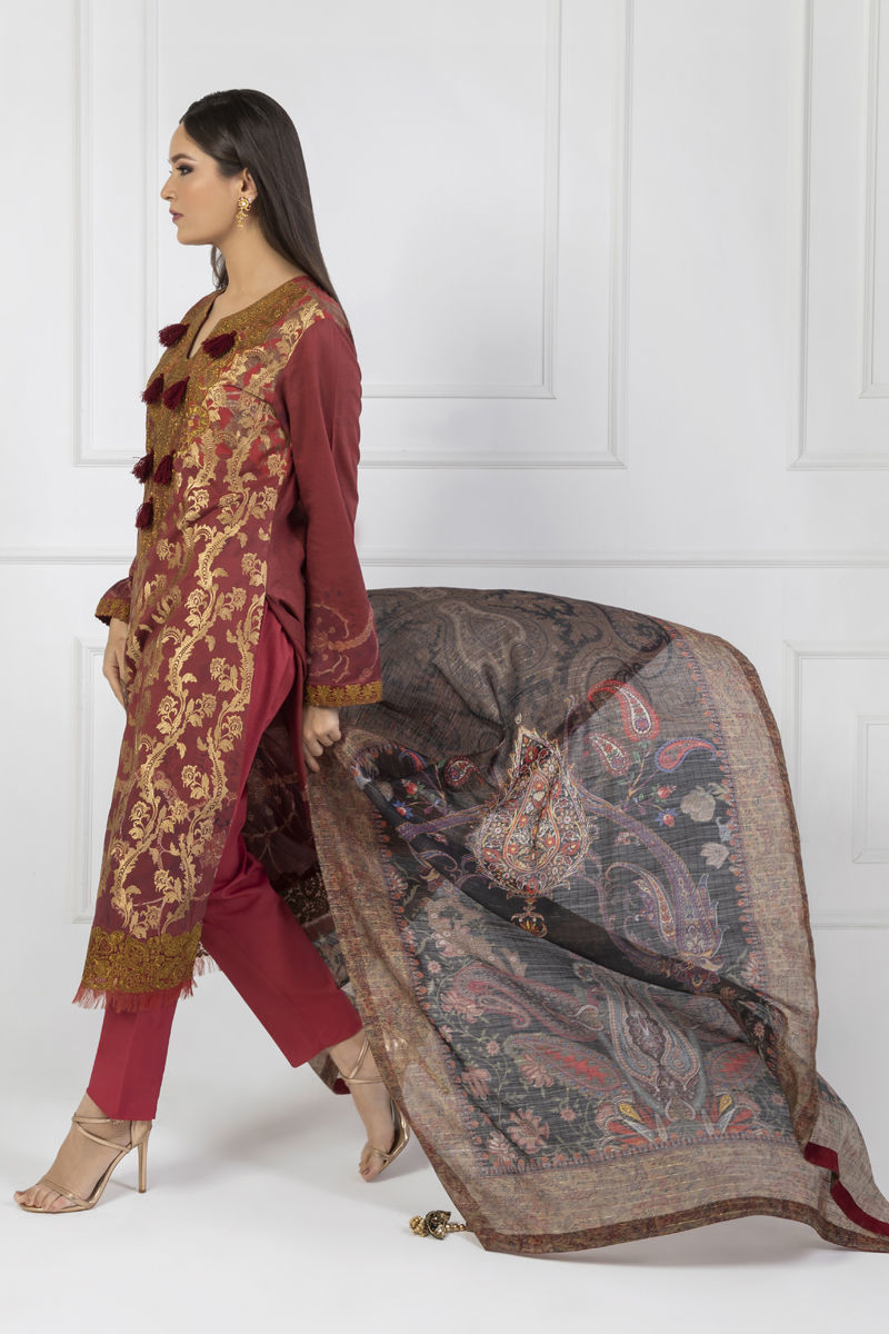 Shamaeel Ansari | Lawn 24 | LV115 by Shamaeel Ansari - Designer Dress - Type: Ladies Clothes - Available at Libayah - 100% Original