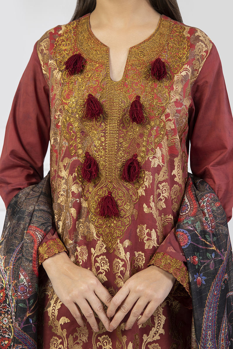 Shamaeel Ansari | Lawn 24 | LV115 by Shamaeel Ansari - Designer Dress - Type: Ladies Clothes - Available at Libayah - 100% Original