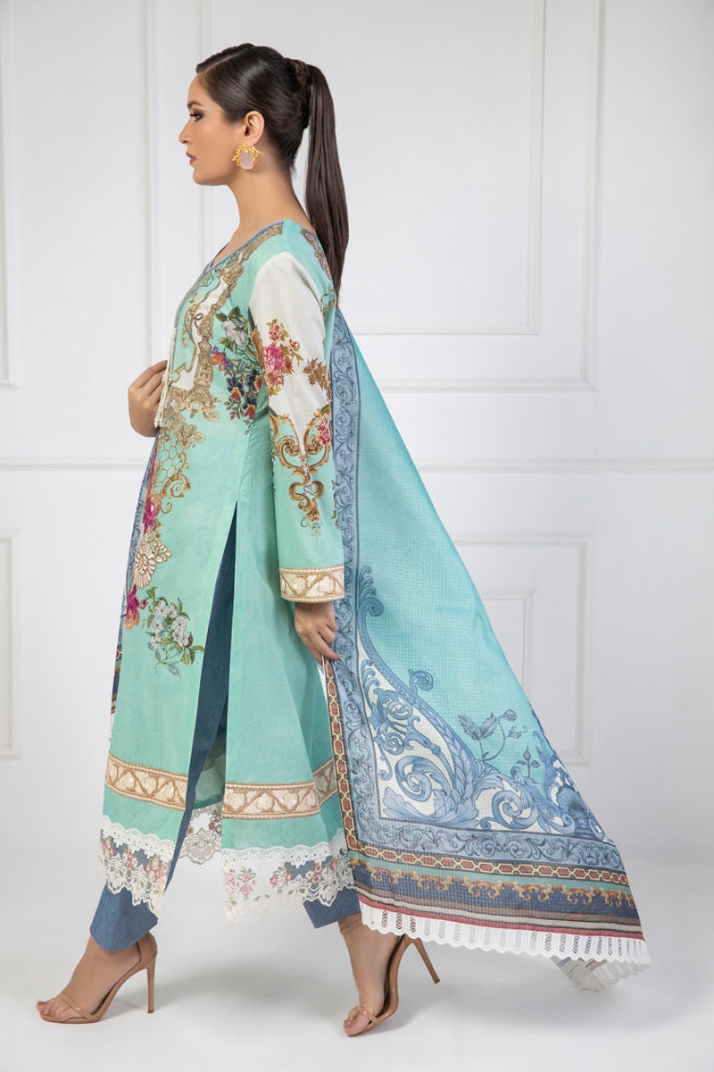 Shamaeel Ansari | Lawn 24 | LV112 by Shamaeel Ansari - Designer Dress - Type: Ladies Clothes - Available at Libayah - 100% Original