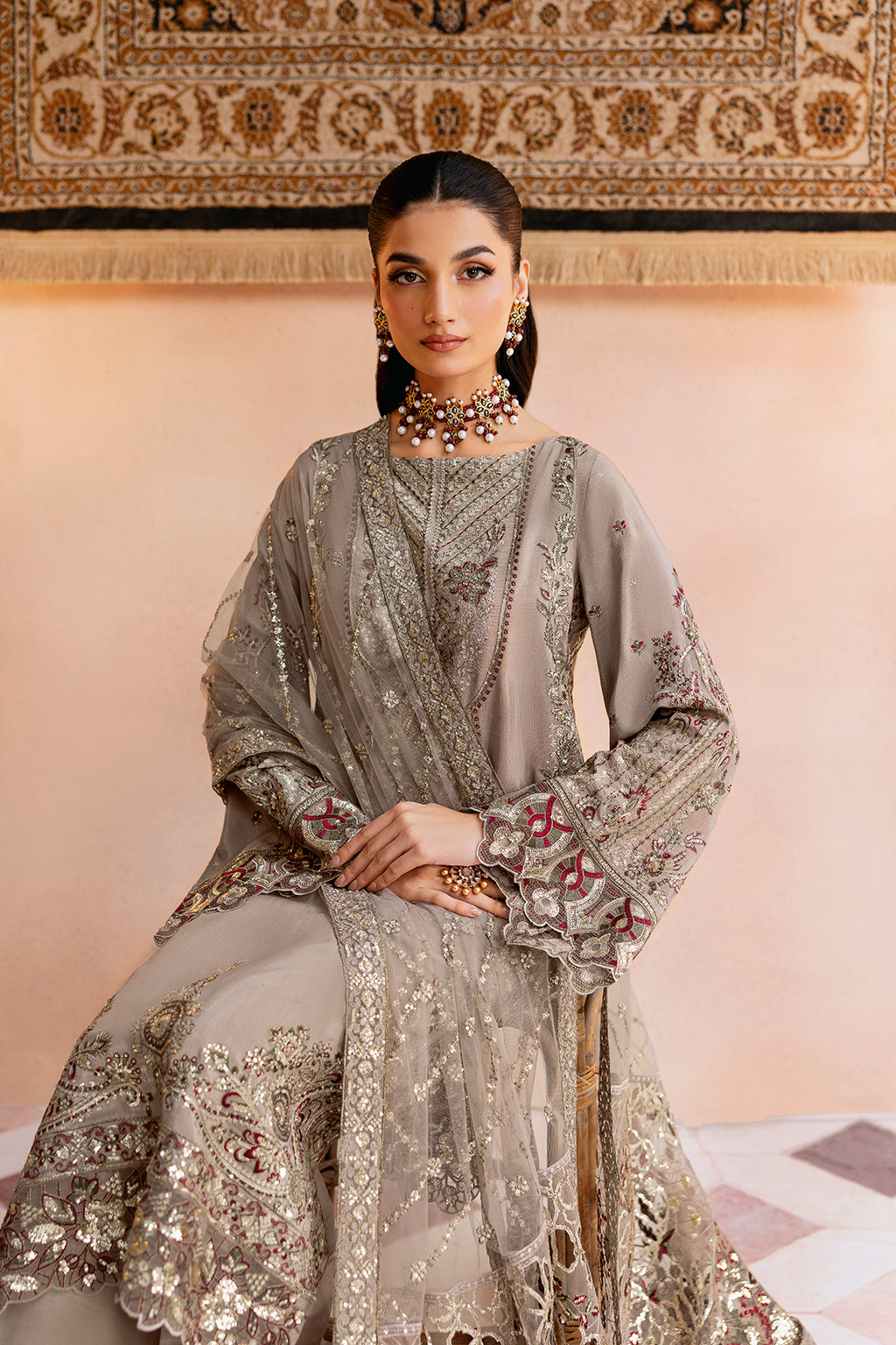 Ramsha | Shehnai Formals | SS-103 by Ramsha - Designer Dress - Type: Ladies Clothes - Available at Libayah - 100% Original