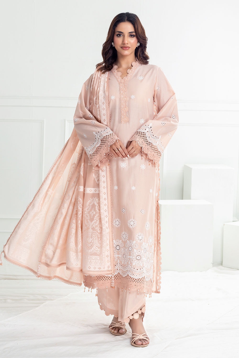 Gul Ahmed | Festive Capsule 25 | SP-52047 by Gul Ahmed - Designer Dress - Type: Ladies Clothes - Available at Libayah - 100% Original
