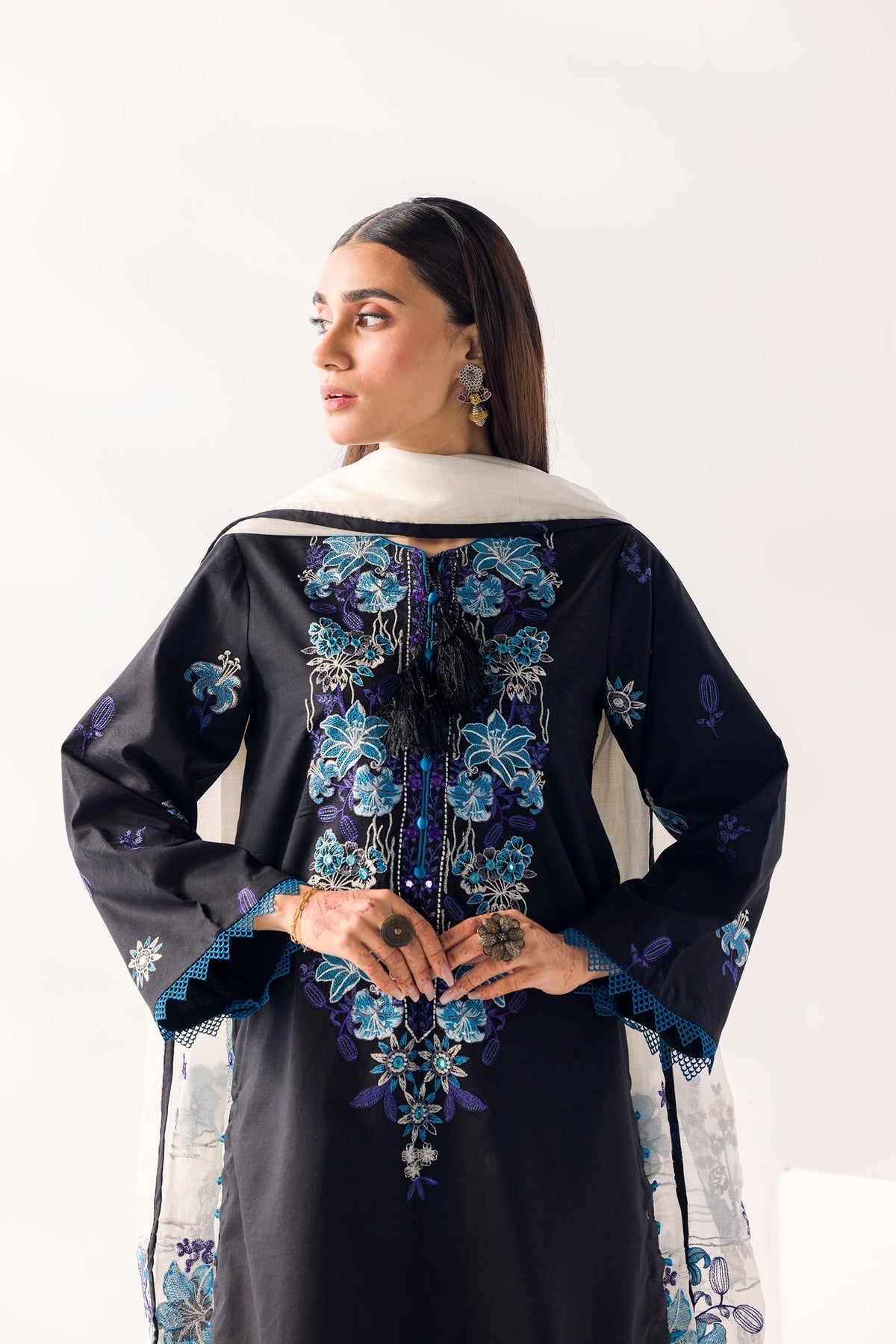 Taanabaana | Mem Saab Collection | M3248 by TaanaBaana - Designer Dress - Type: Ladies Clothes - Available at Libayah - 100% Original
