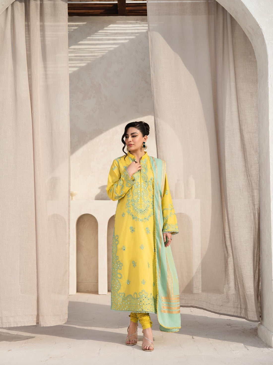 Taanabaana | Mem Saab Collection | M3249 by TaanaBaana - Designer Dress - Type: Ladies Clothes - Available at Libayah - 100% Original