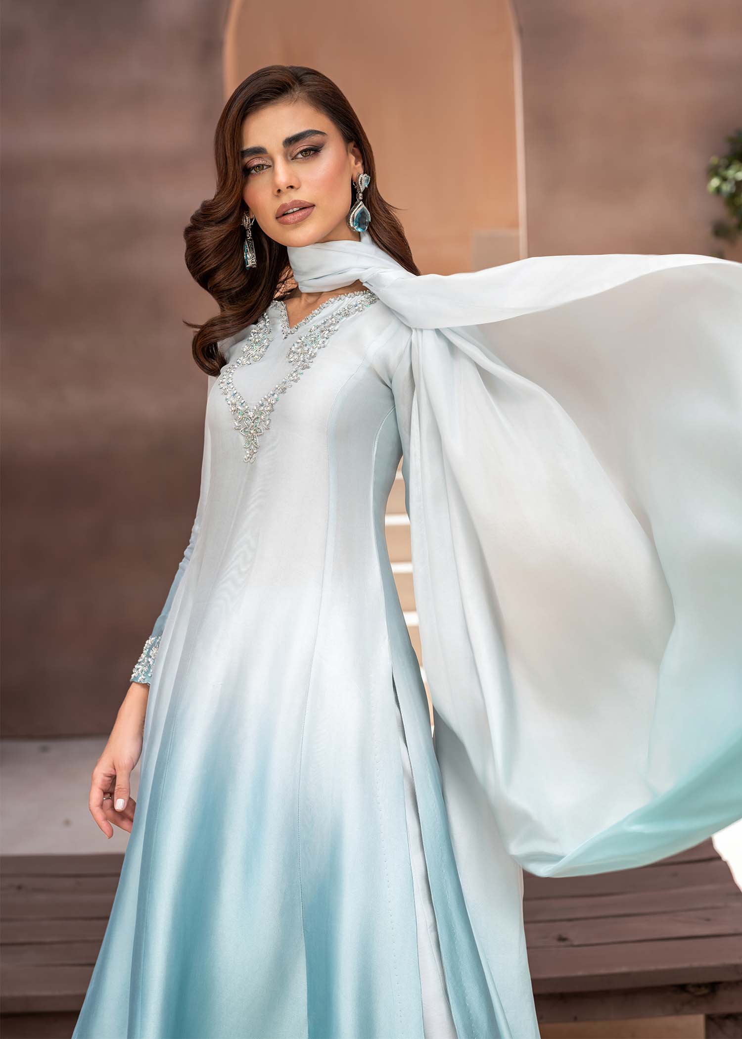 Mahum Asad | The Ultimate Edit 24 | Gradiant by Mahum Asad - Designer Dress - Type: Ladies Clothes - Available at Libayah - 100% Original