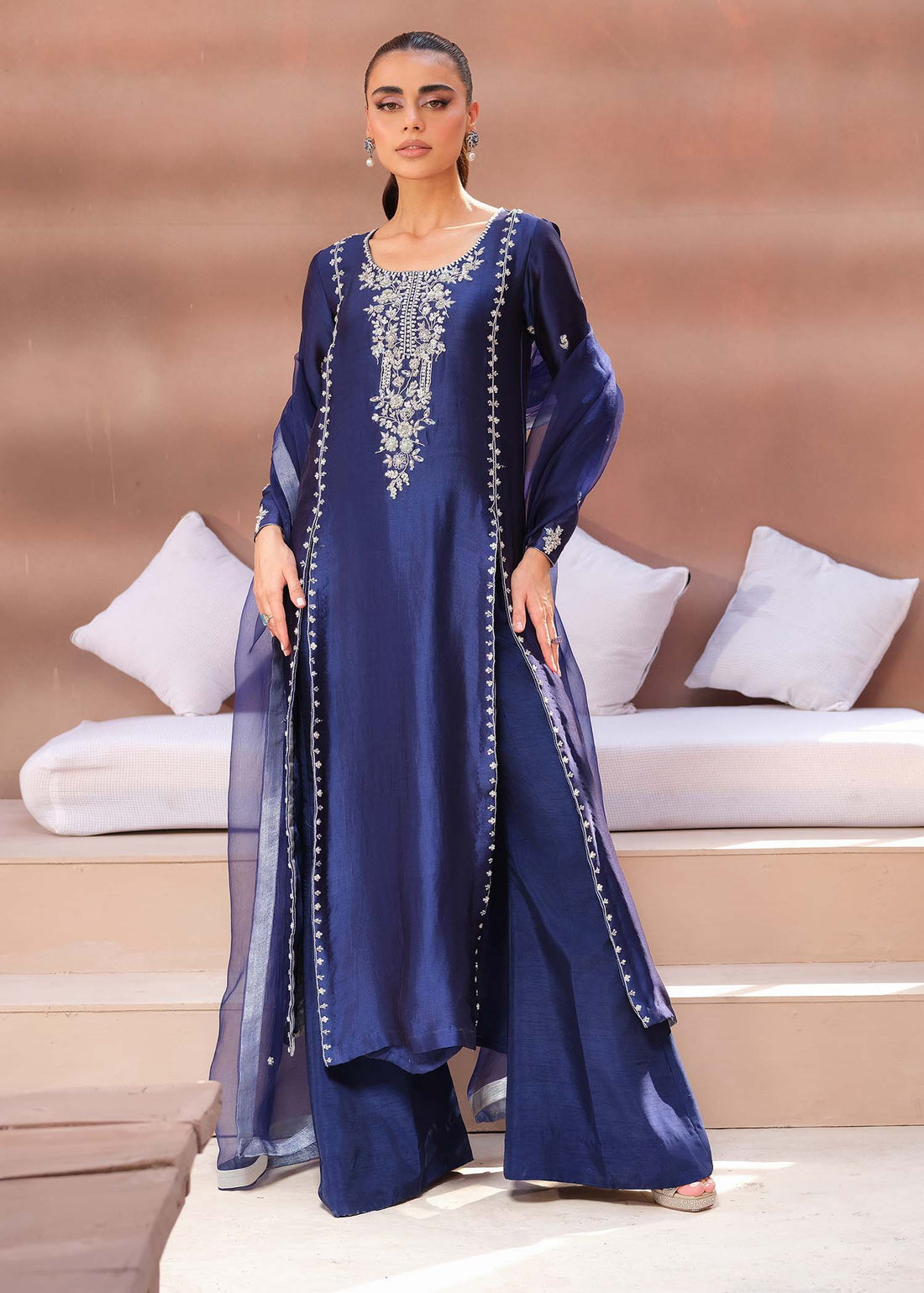 Mahum Asad | The Ultimate Edit 24 | Midnight by Mahum Asad - Designer Dress - Type: Ladies Clothes - Available at Libayah - 100% Original