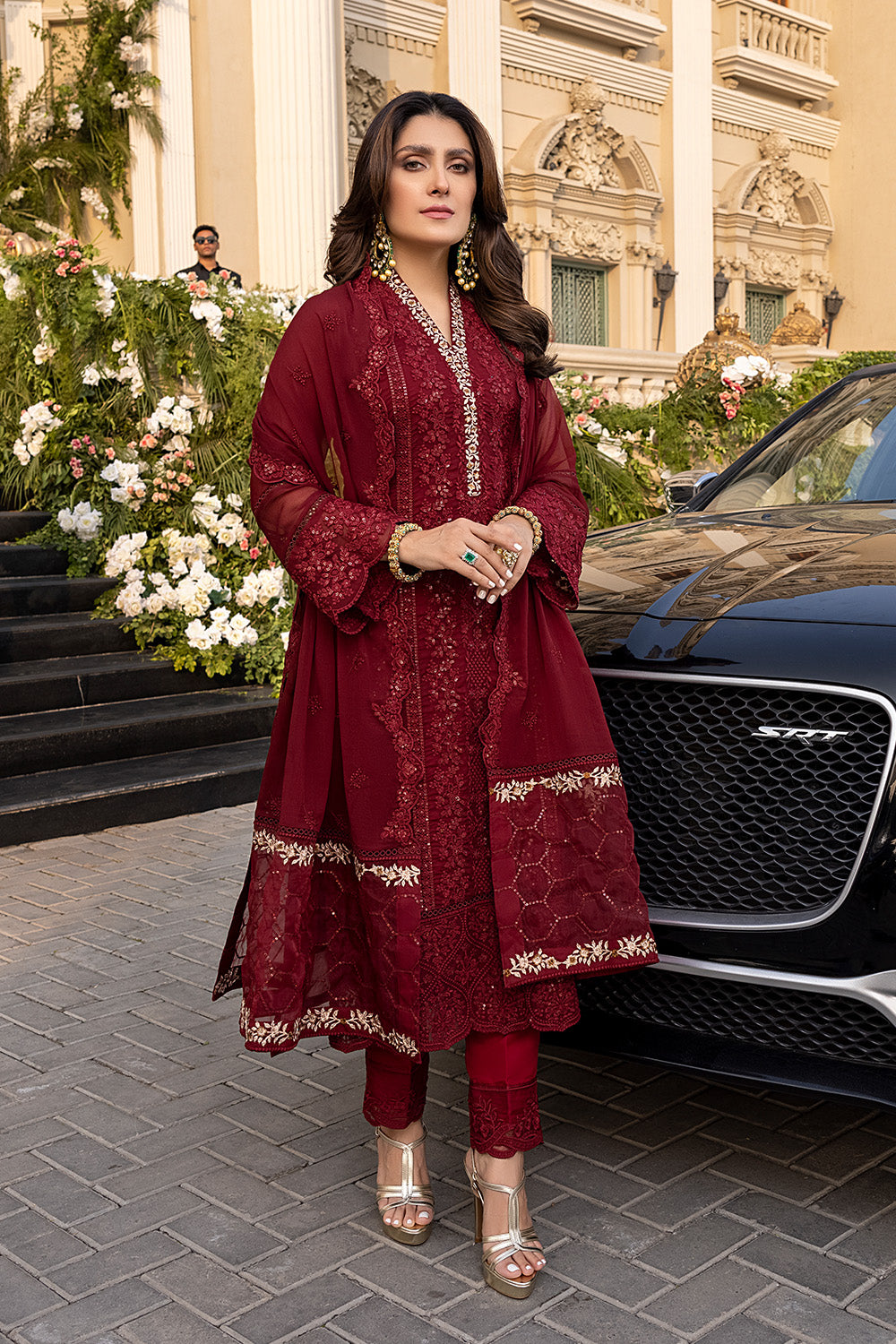 Azure | Luxe Formals | Vibrant Ruby by Azure - Designer Dress - Type: Ladies Clothes - Available at Libayah - 100% Original