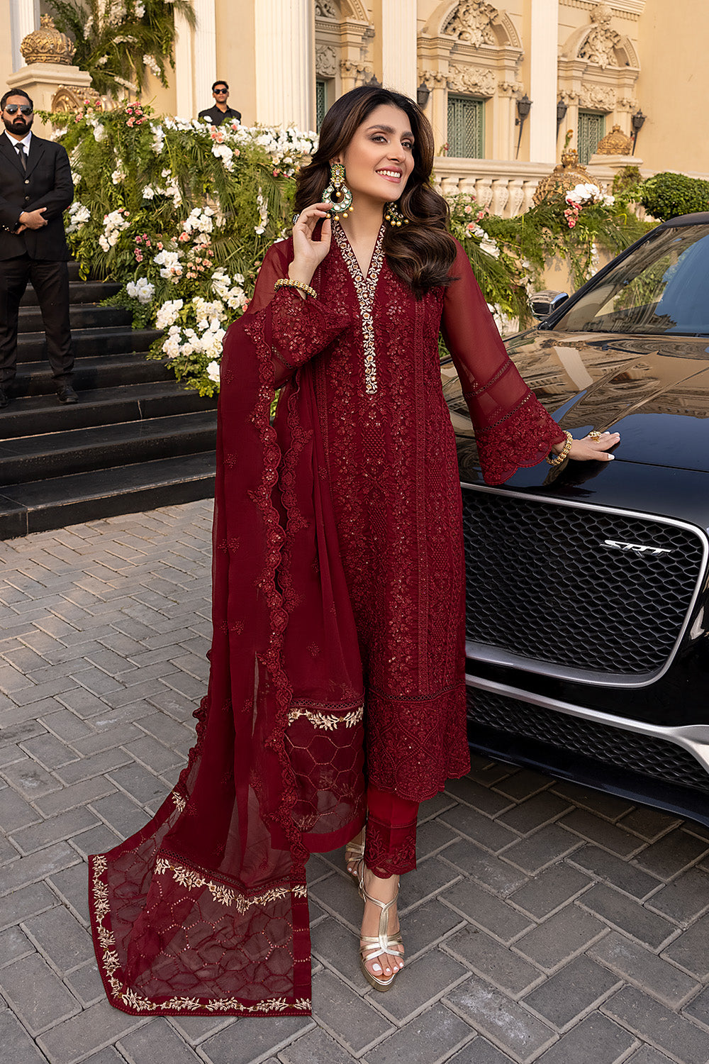 Azure | Luxe Formals | Vibrant Ruby by Azure - Designer Dress - Type: Ladies Clothes - Available at Libayah - 100% Original
