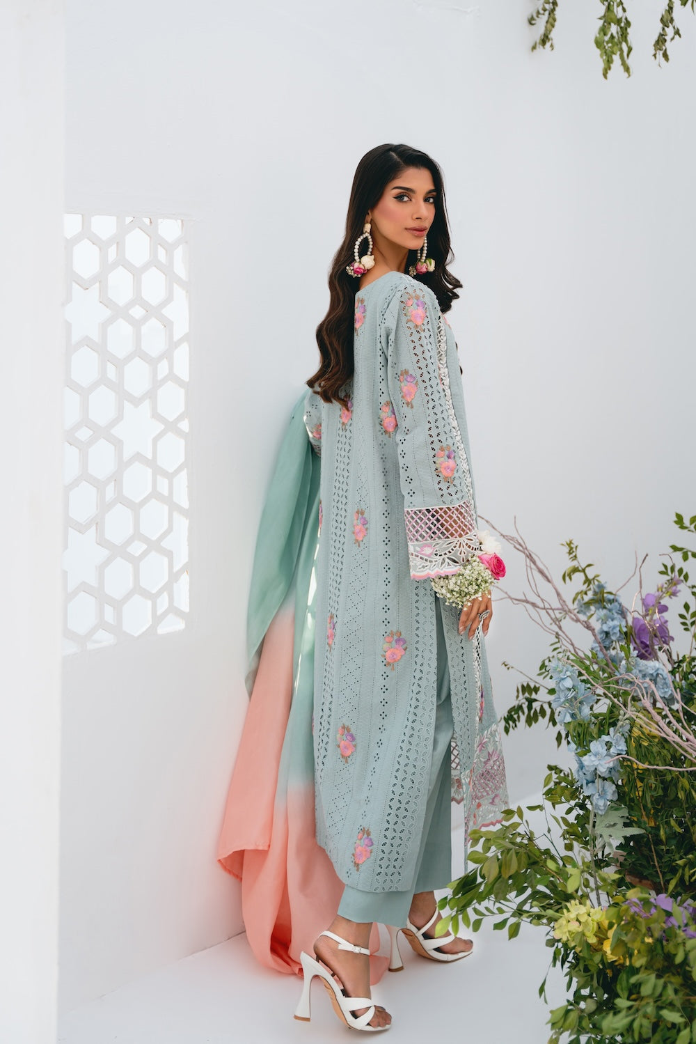 Vintage | Eid Edit 24 | Zumena by Vintage - Designer Dress - Type: Ladies Clothes - Available at Libayah - 100% Original