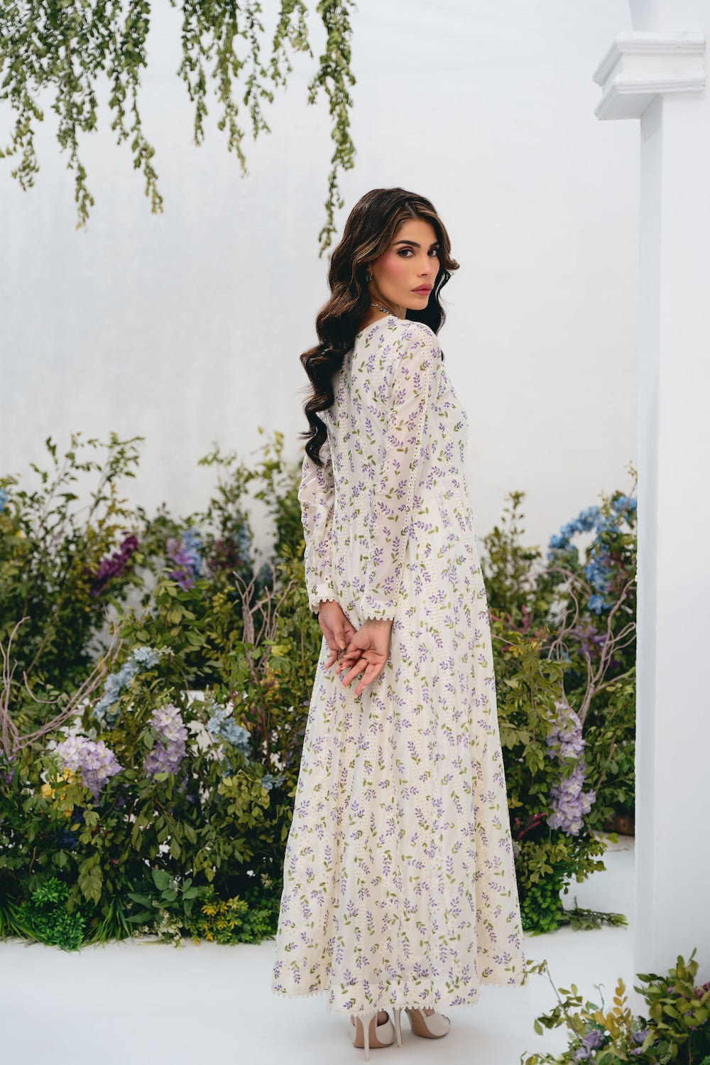 Vintage | Eid Edit 24 | Noor Anarkali by Vintage - Designer Dress - Type: Ladies Clothes - Available at Libayah - 100% Original