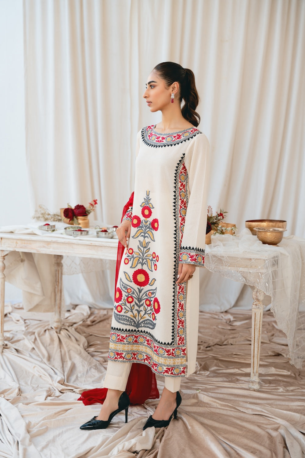 Vintage | Eid Edit 24 | Sohaina by Vintage - Designer Dress - Type: Ladies Clothes - Available at Libayah - 100% Original