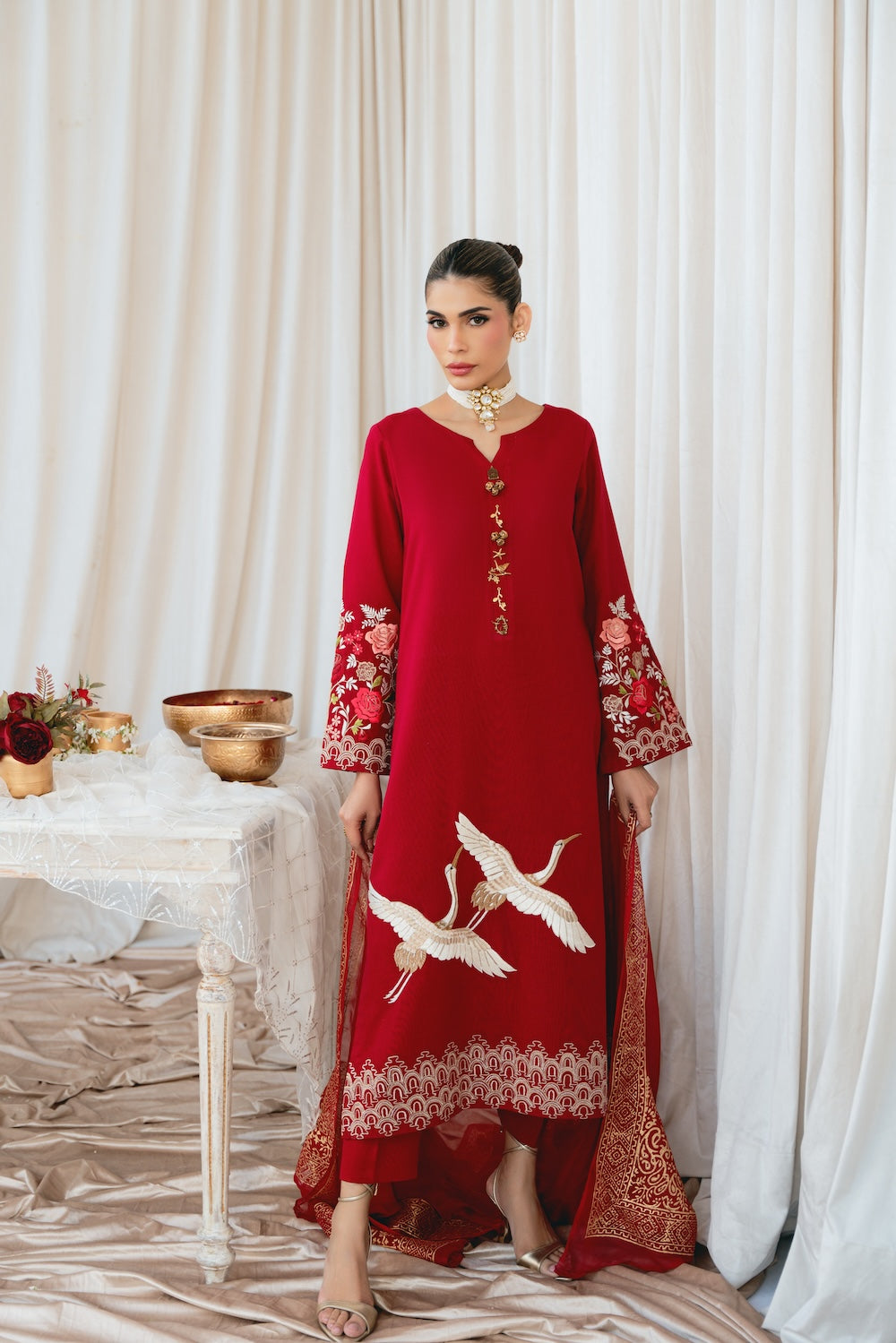 Vintage | Eid Edit 24 | Dilara by Vintage - Designer Dress - Type: Ladies Clothes - Available at Libayah - 100% Original