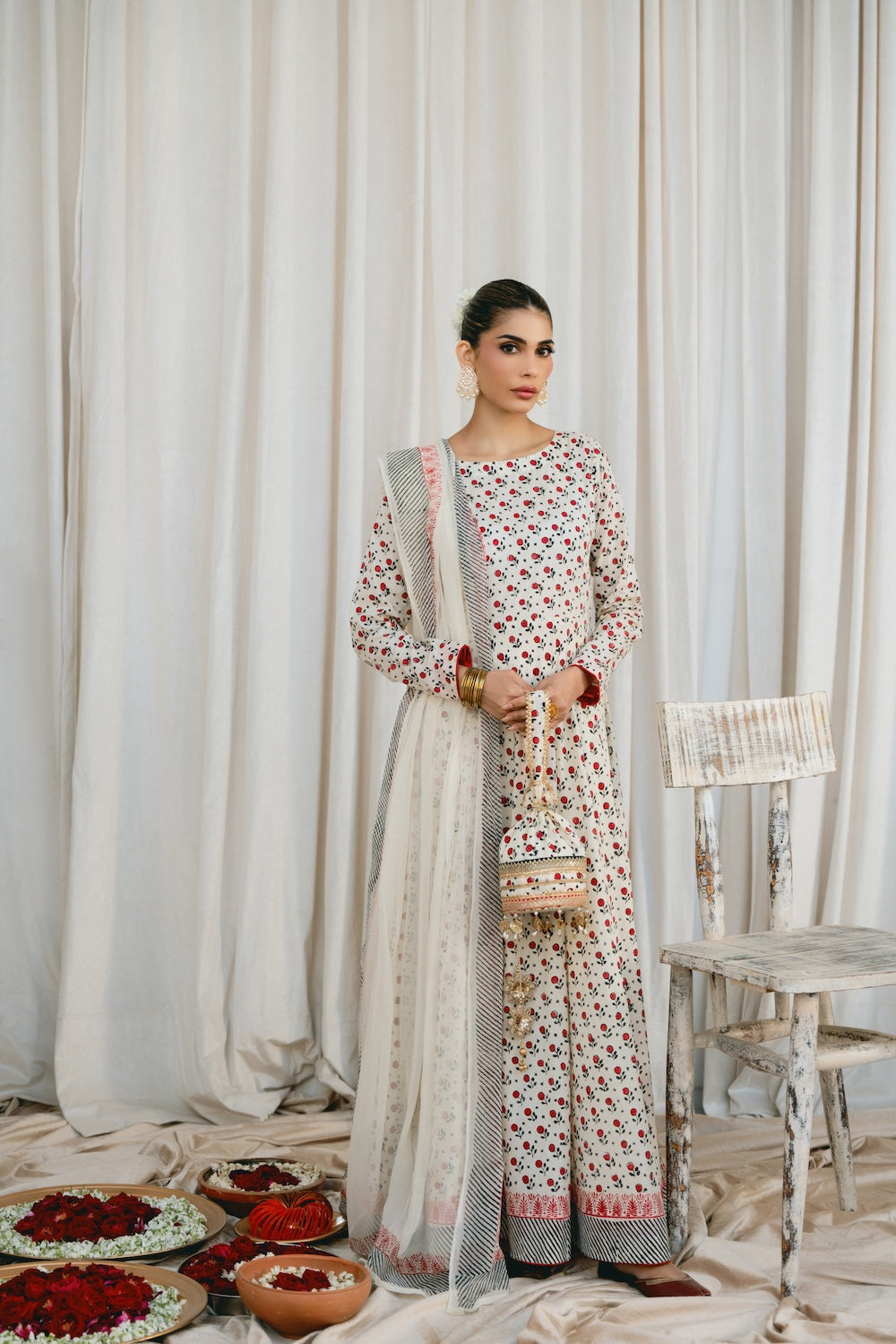 Vintage | Eid Edit 24 | Raania by Vintage - Designer Dress - Type: Ladies Clothes - Available at Libayah - 100% Original