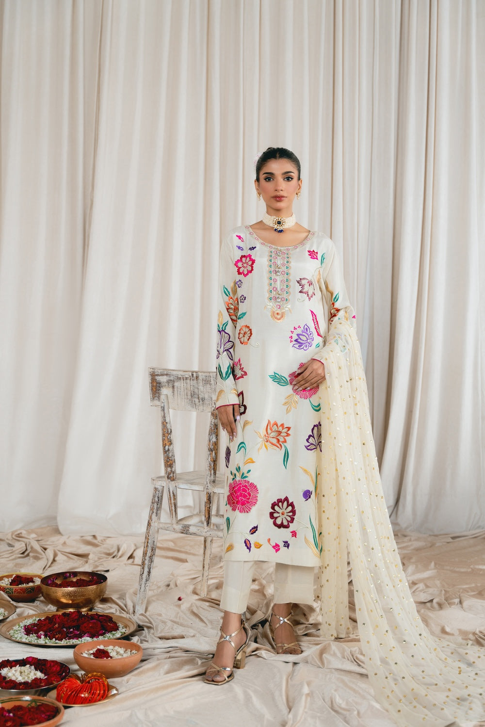 Vintage | Eid Edit 24 | Alisha by Vintage - Designer Dress - Type: Ladies Clothes - Available at Libayah - 100% Original